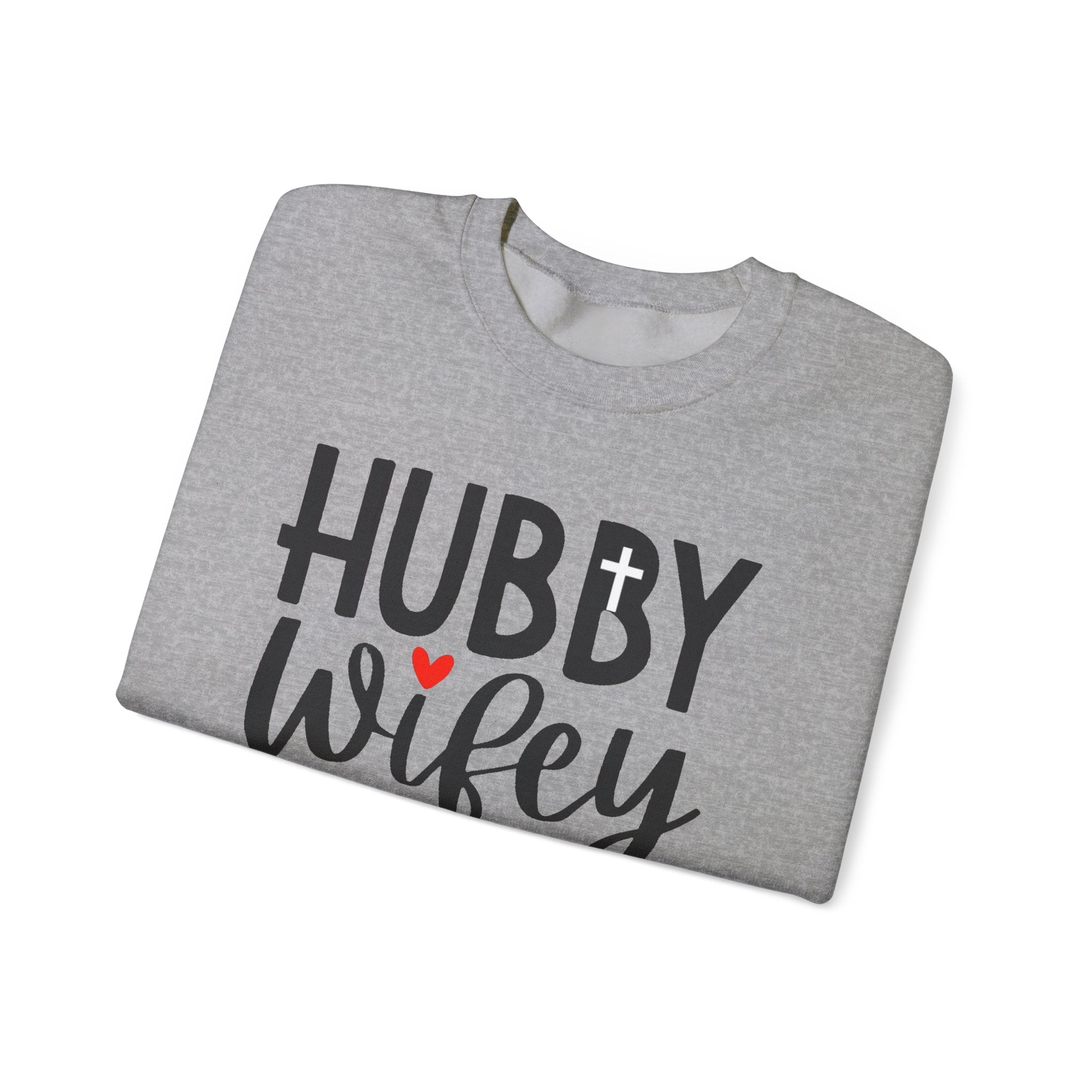 Hubby Wifey Faith Crewneck Couple’s Sweatshirt
