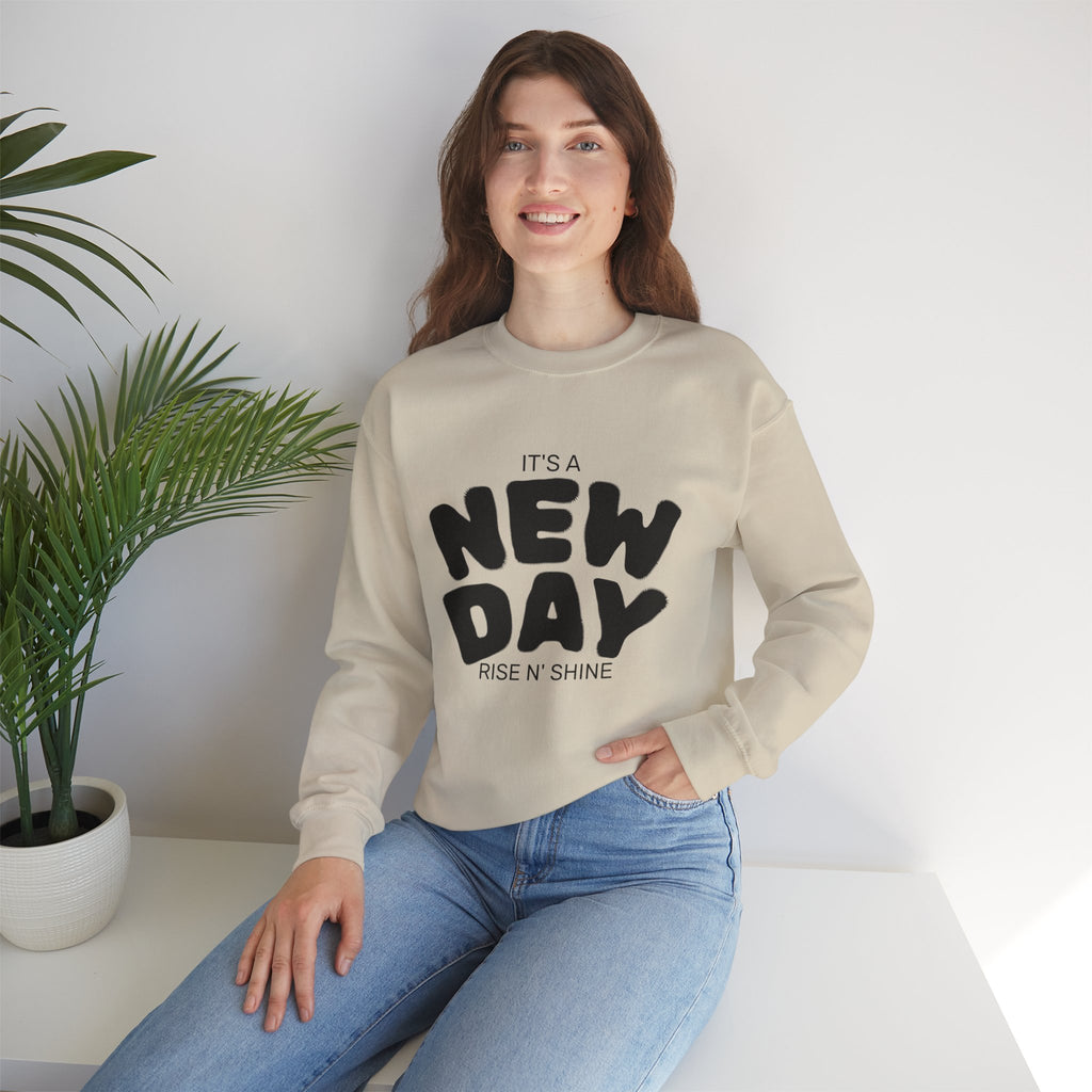 It’s A New Day- Renewed And Restored Crewneck Sweatshirt