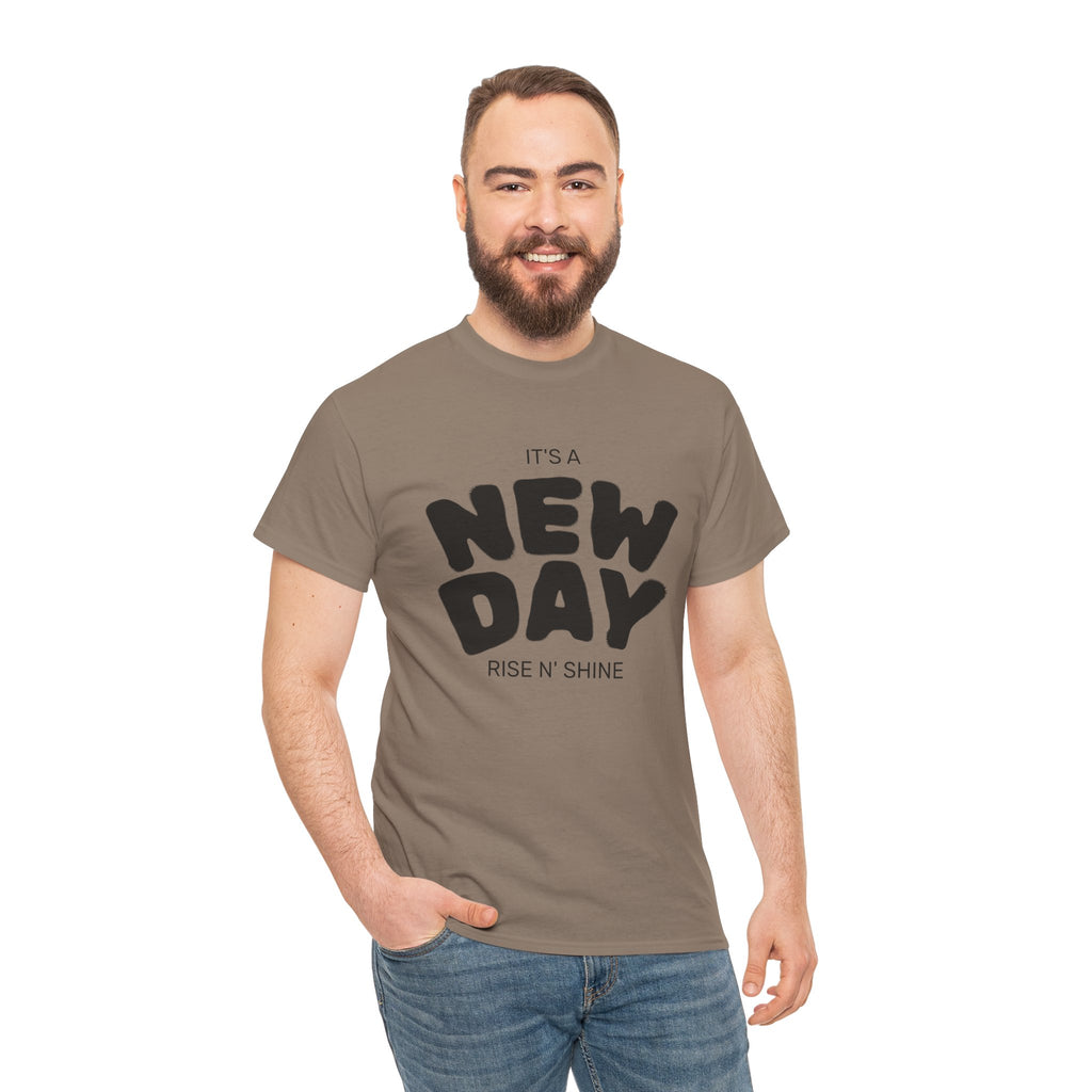 It's a New Day - Renewed And Restored Unisex Heavy Cotton Tee