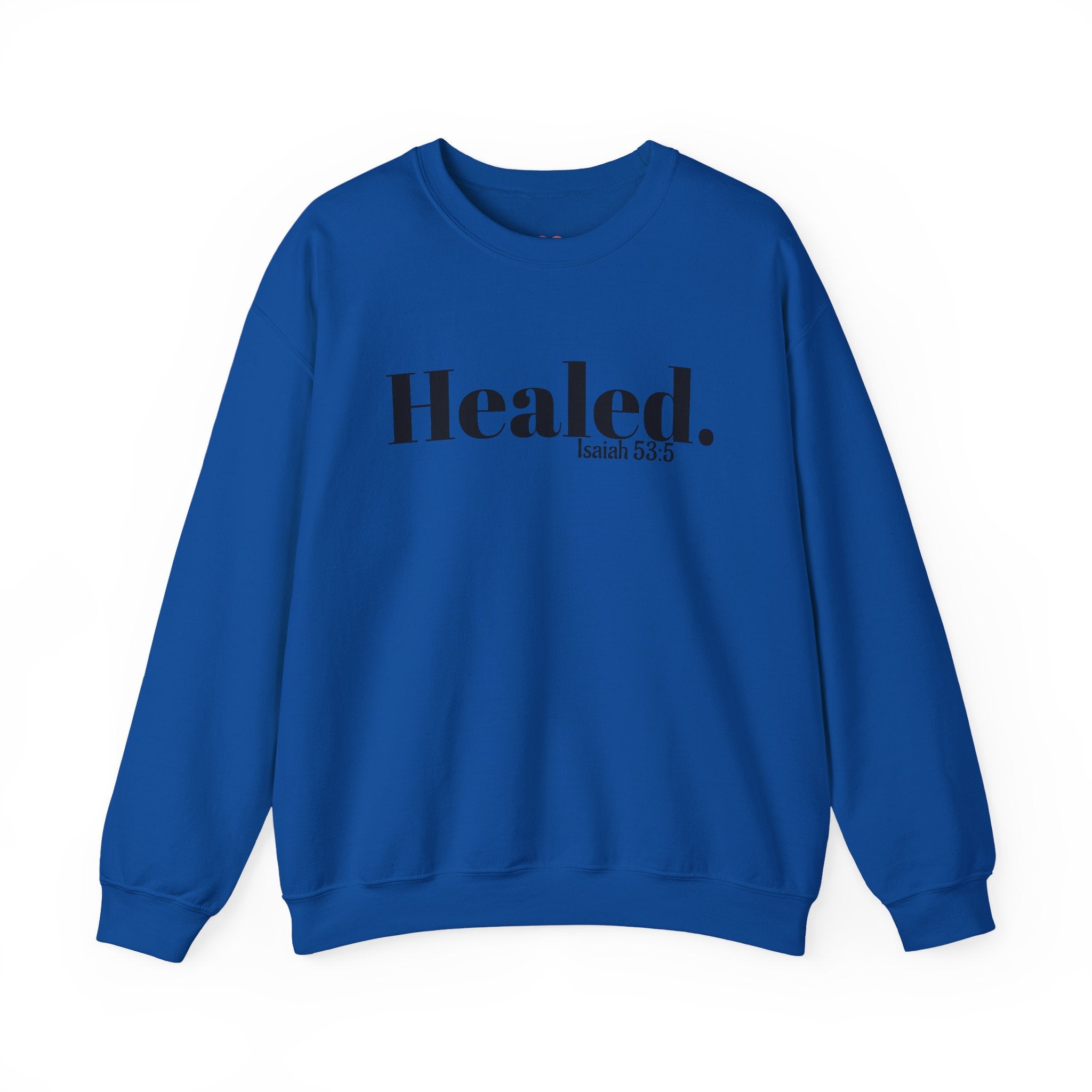 Healed. And Renewed Unisex Crewneck Sweatshirt