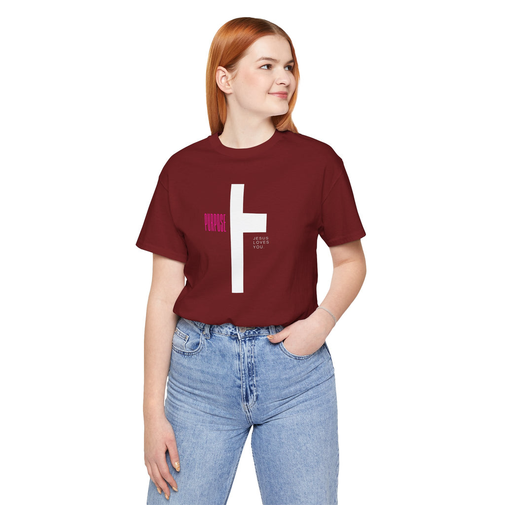 Walk With A Purpose Cross Graphic T-Shirt