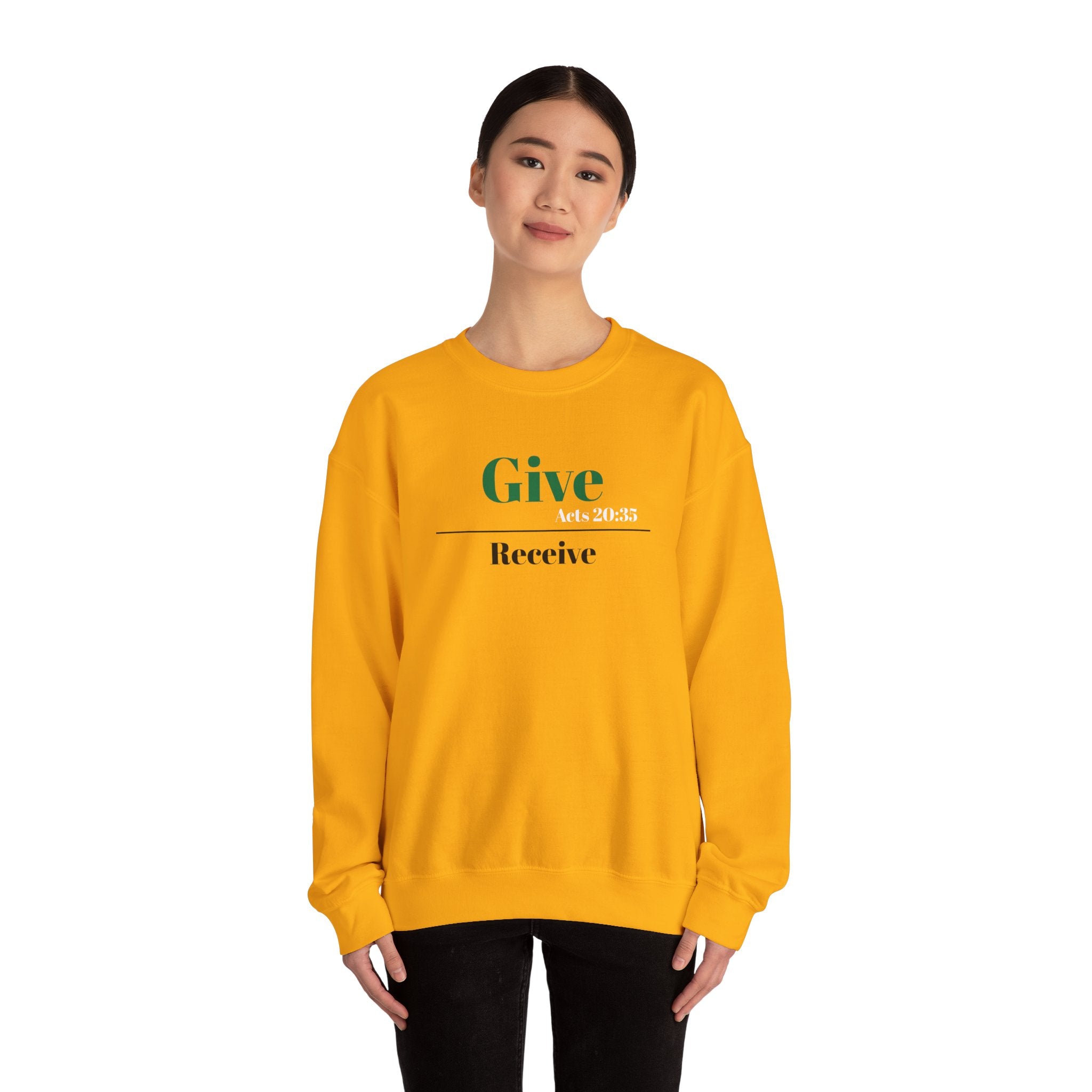 Better To Give Than Receive Unisex Sweatshirt