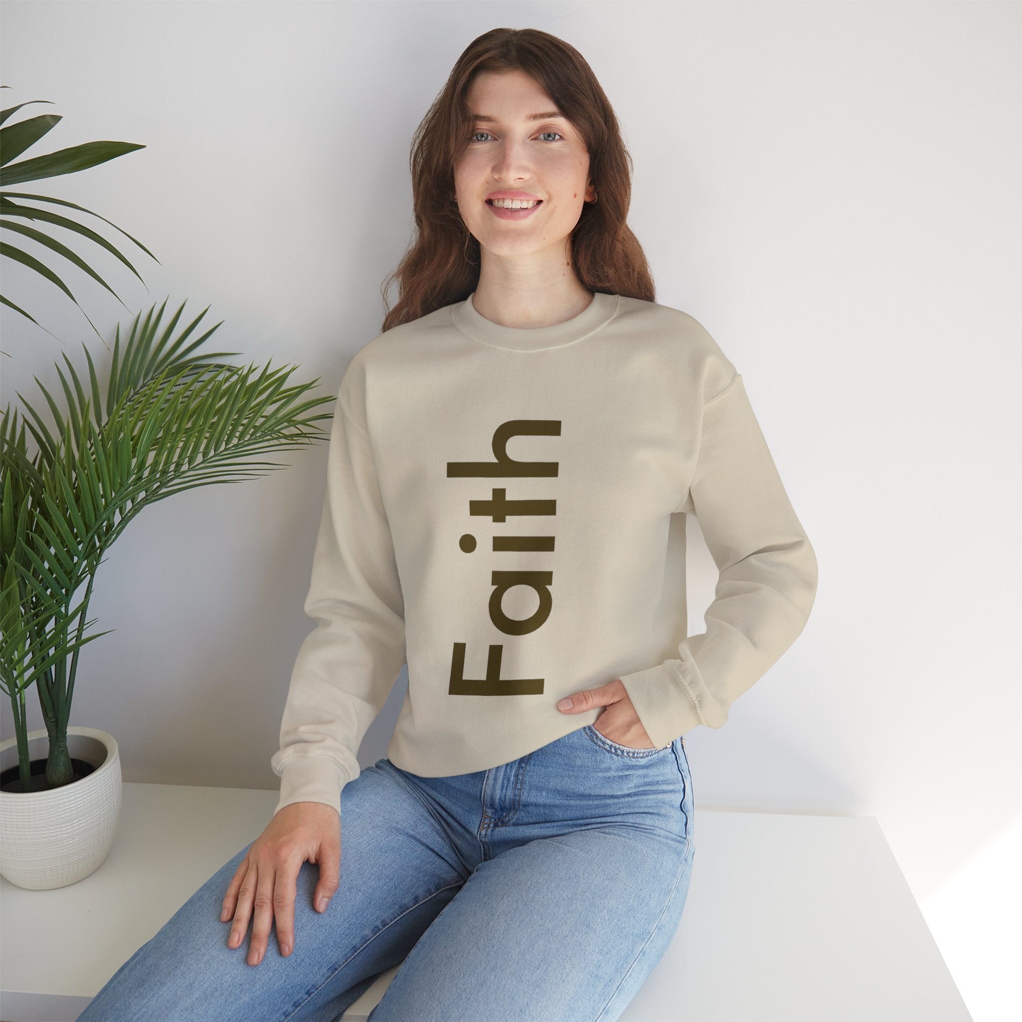 Have Faith And Don't Worry Unisex Crewneck Sweatshirt