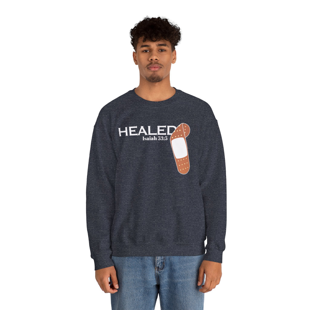 Healing Is Done- Isaiah 53:5 Unisex Sweatshirt