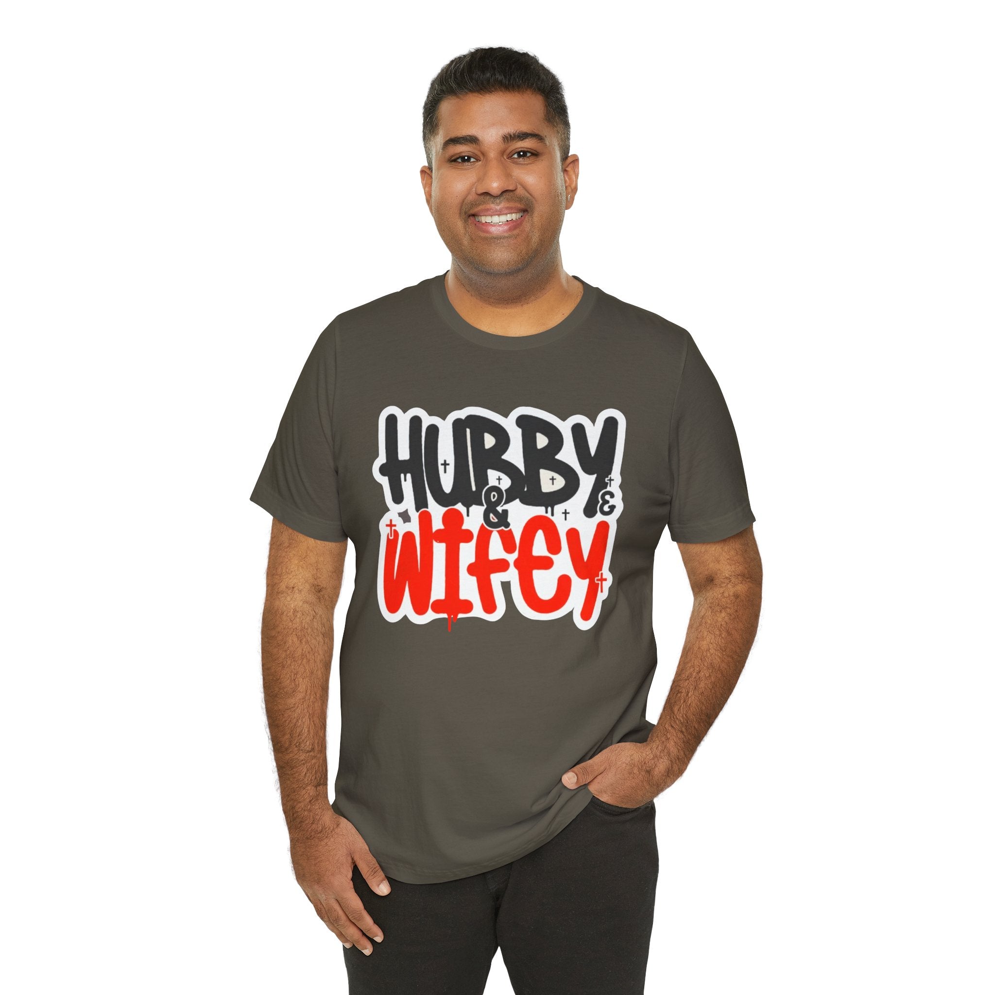 Hubby & Wifey Cute Couple’s Tee
