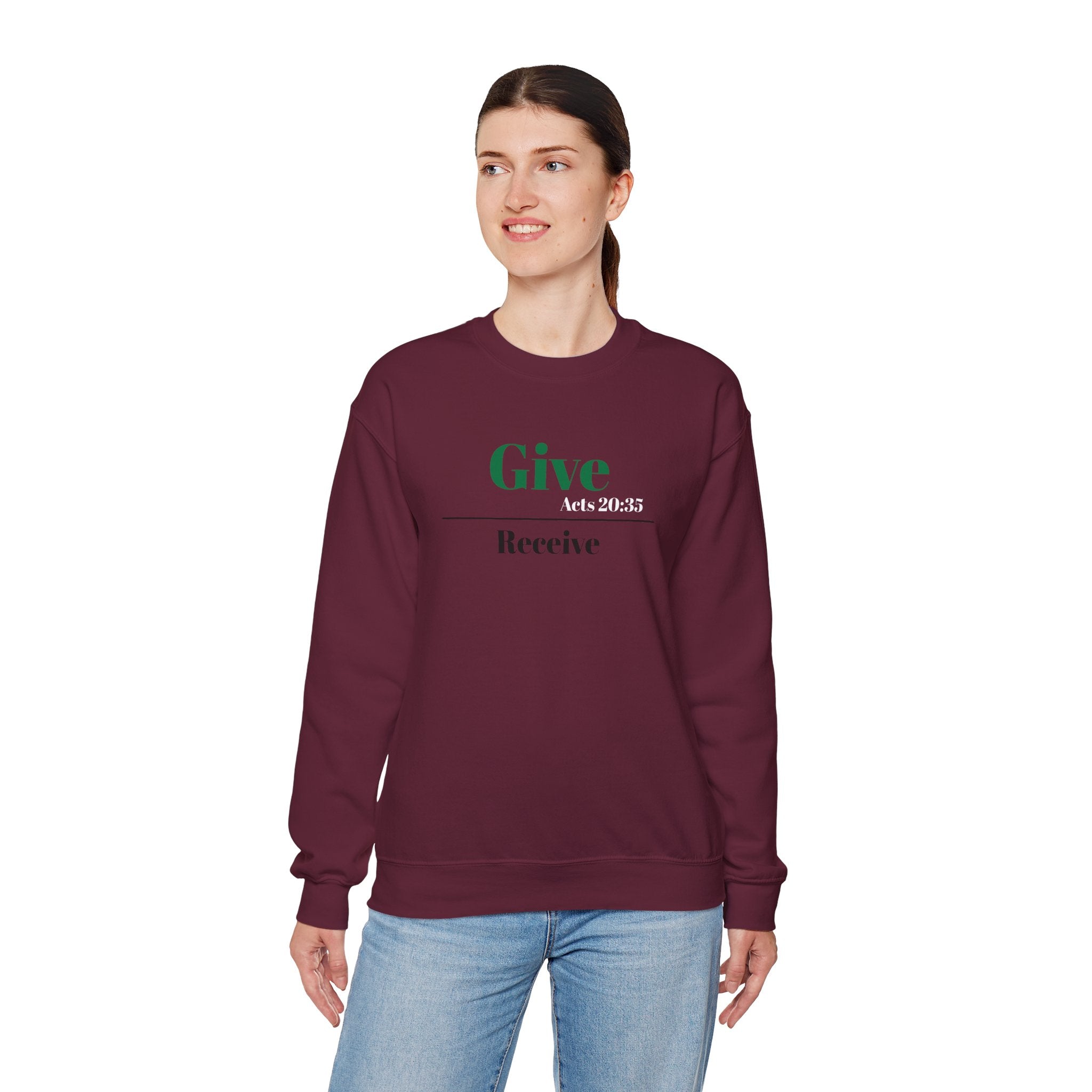 Better To Give Than Receive Unisex Sweatshirt
