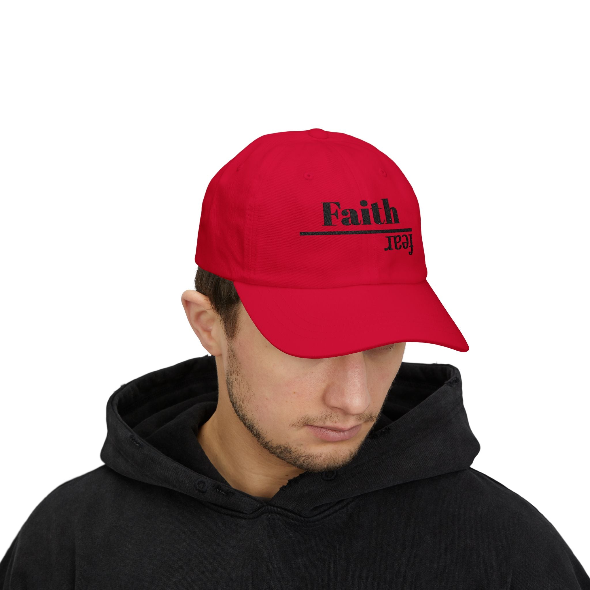 Faith Is Bigger Than Fear Dad Cap