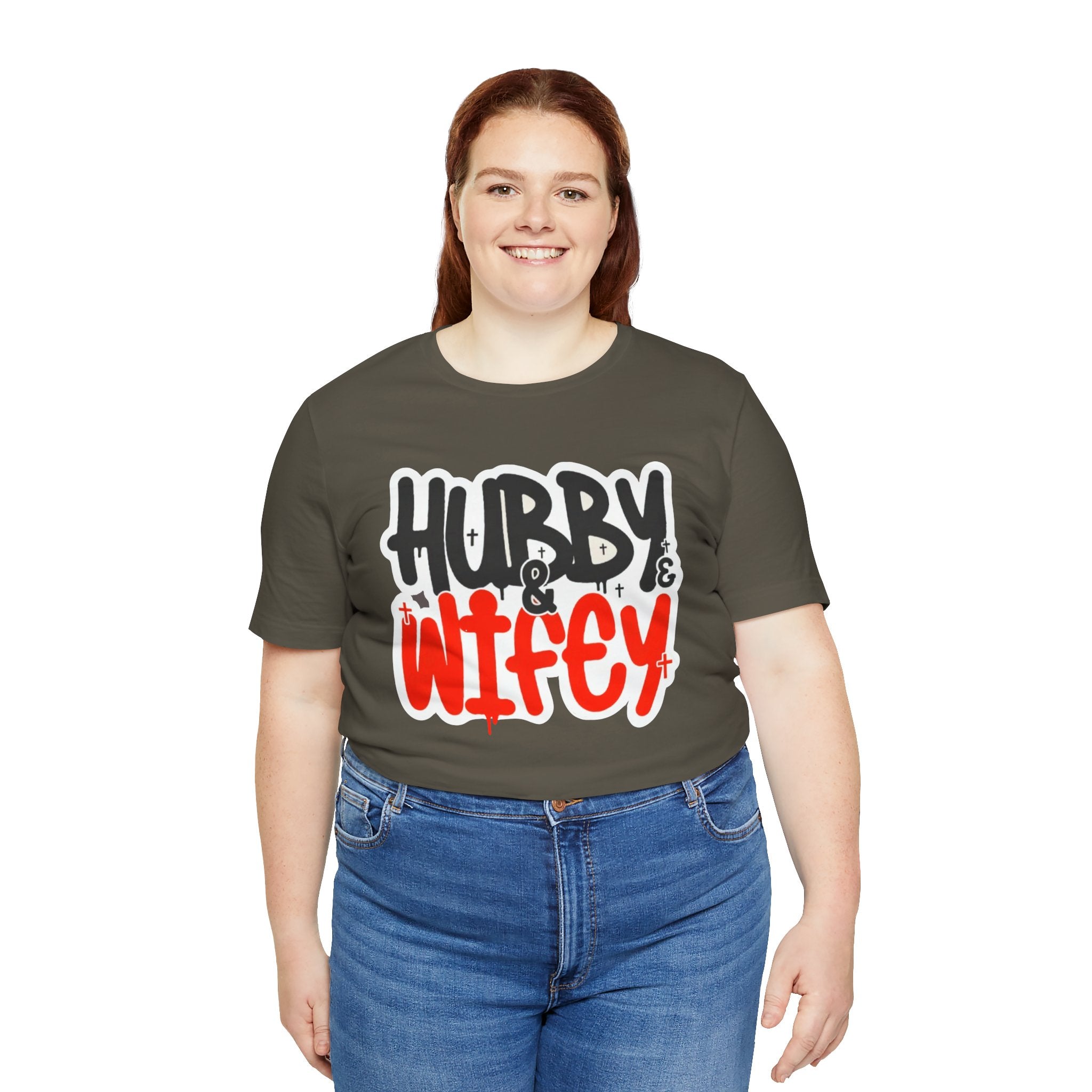 Hubby & Wifey Cute Couple’s Tee