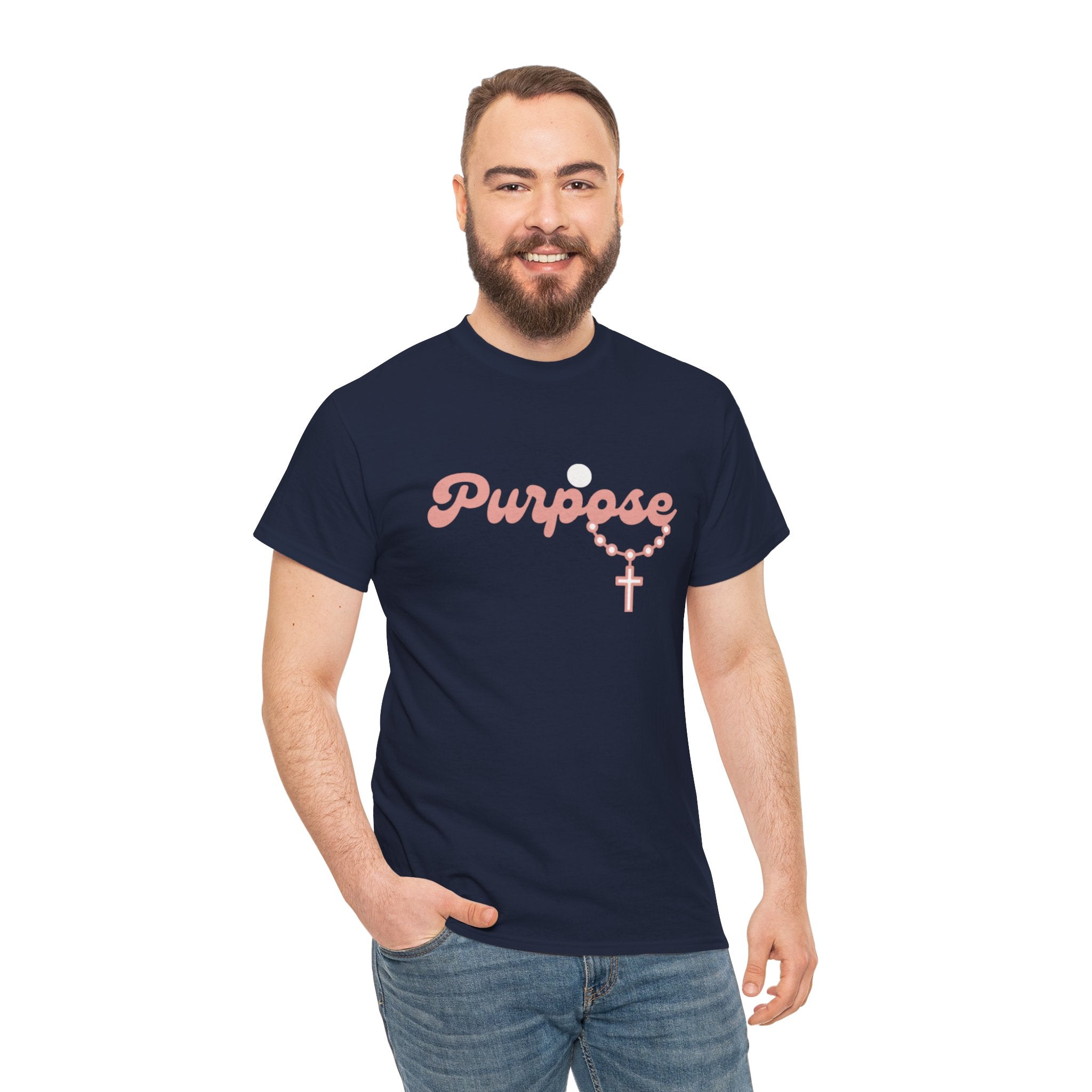 Walk In Purpose Unisex Heavy Cotton Tee