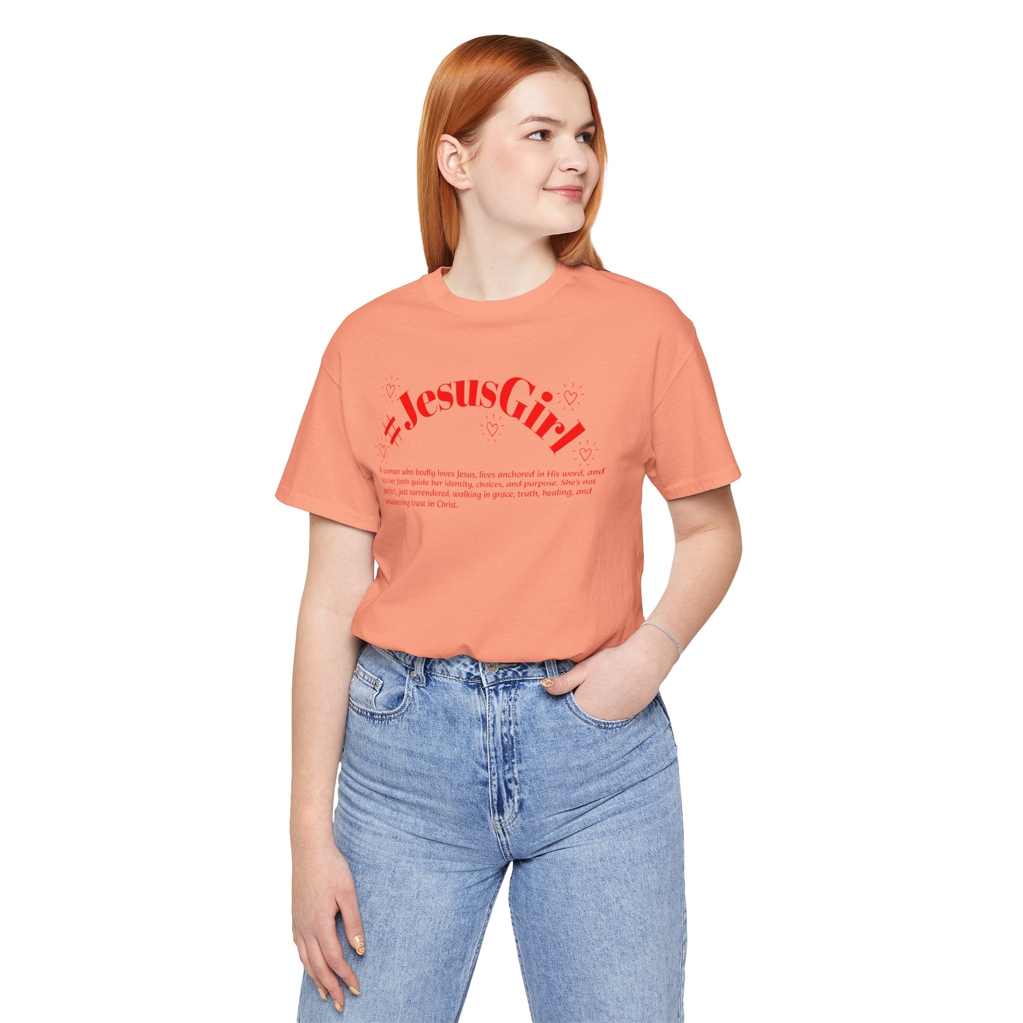 Jesus Girl Definition T-Shirt — #JesusGirl Faith Tee