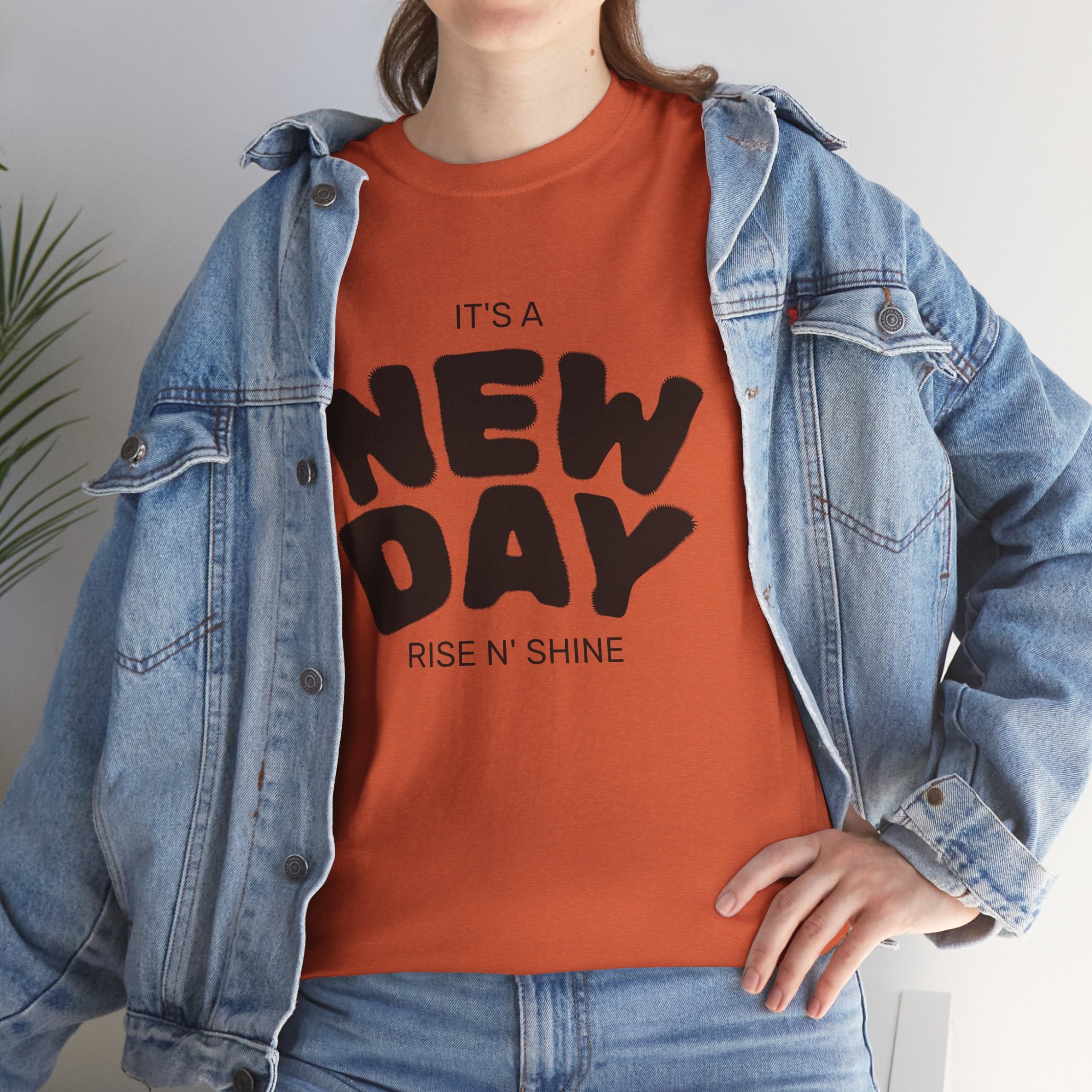 It's a New Day - Renewed And Restored Unisex Heavy Cotton Tee