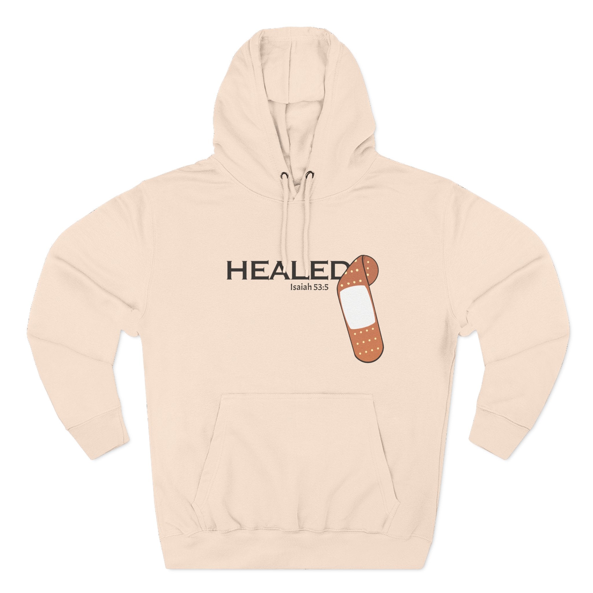 Healing Is Done - Isaiah 53:5 Unisex Fleece Hoodie