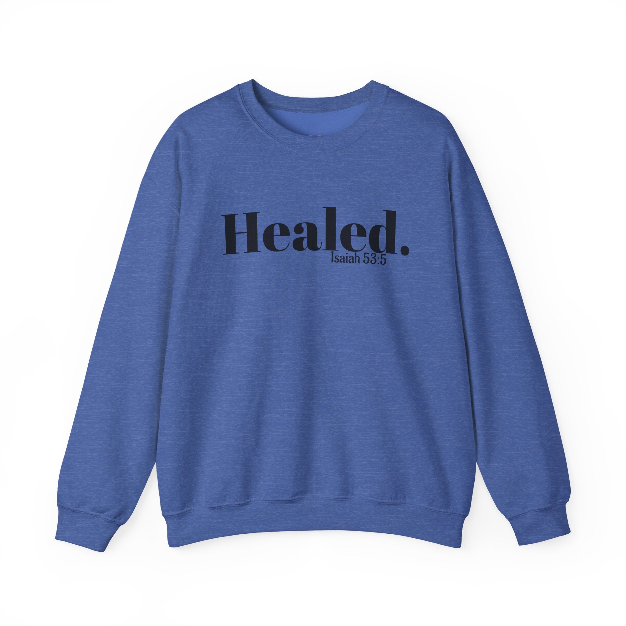 Healed. And Renewed Unisex Crewneck Sweatshirt