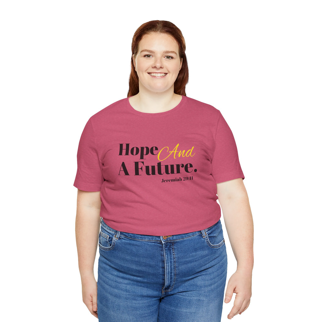God's Promise - Hope And A Future Unisex Tee