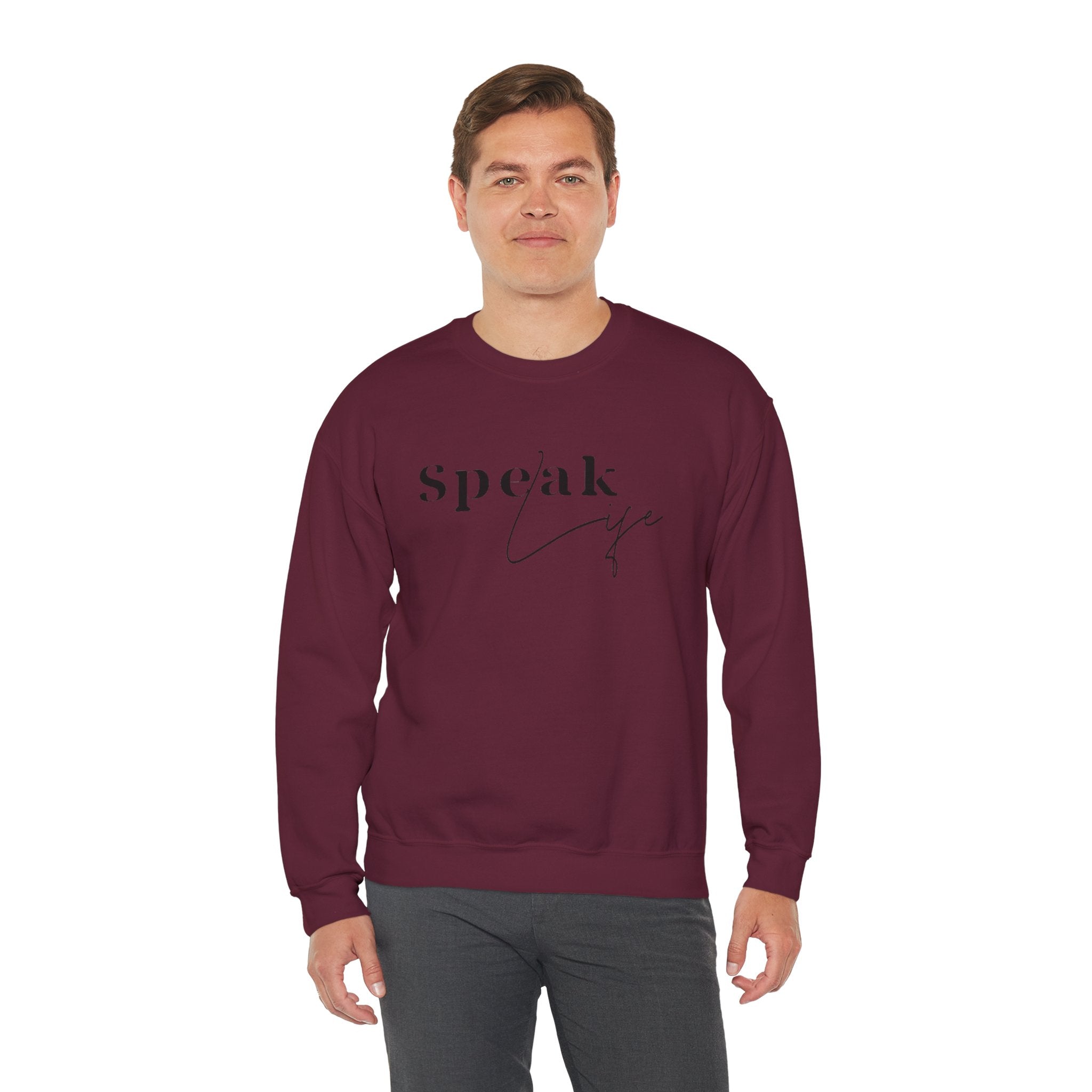 Speak Life Over Yourself Unisex Sweatshirt