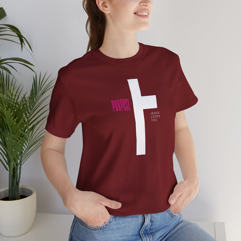 Walk With A Purpose Cross Graphic T-Shirt