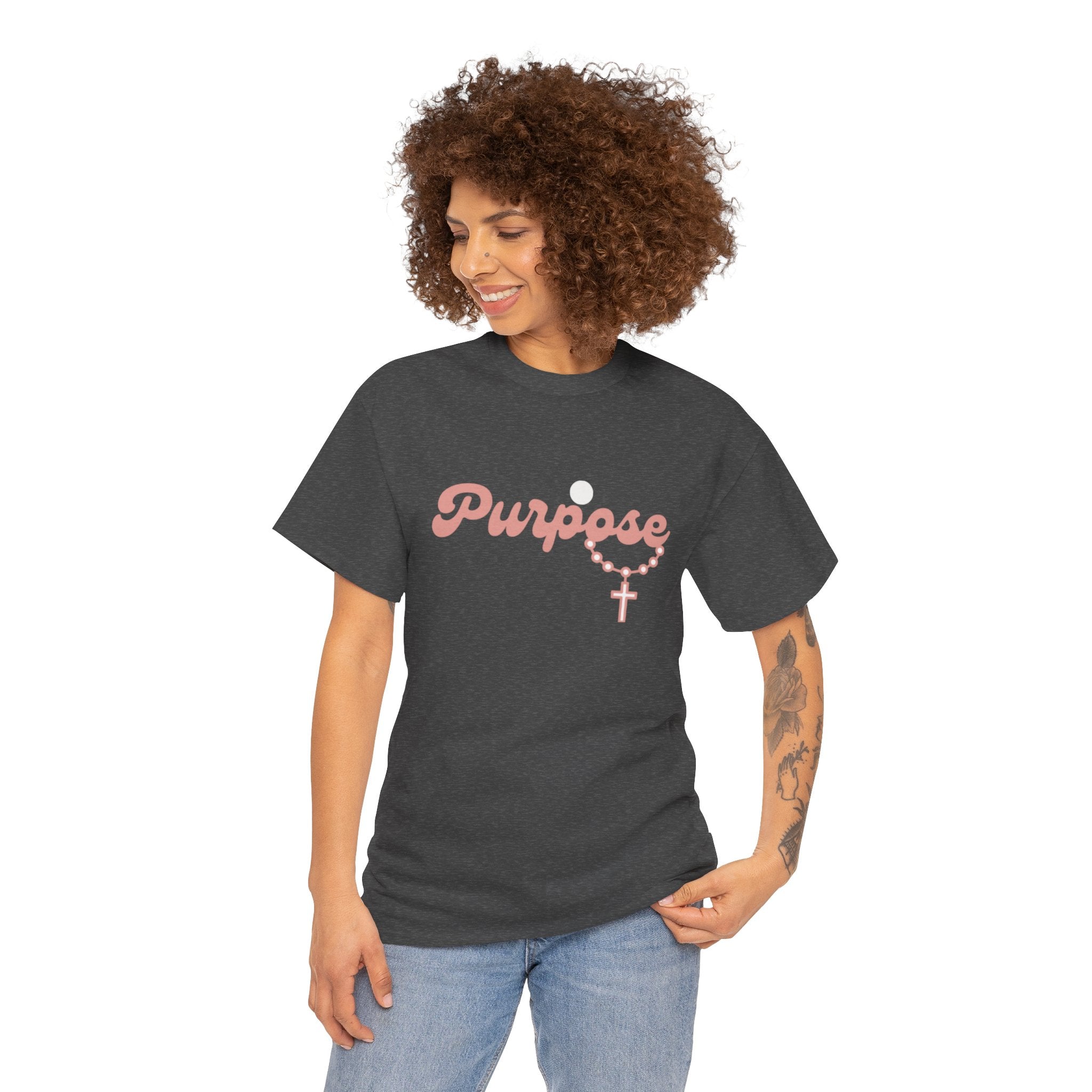 Walk In Purpose Unisex Heavy Cotton Tee
