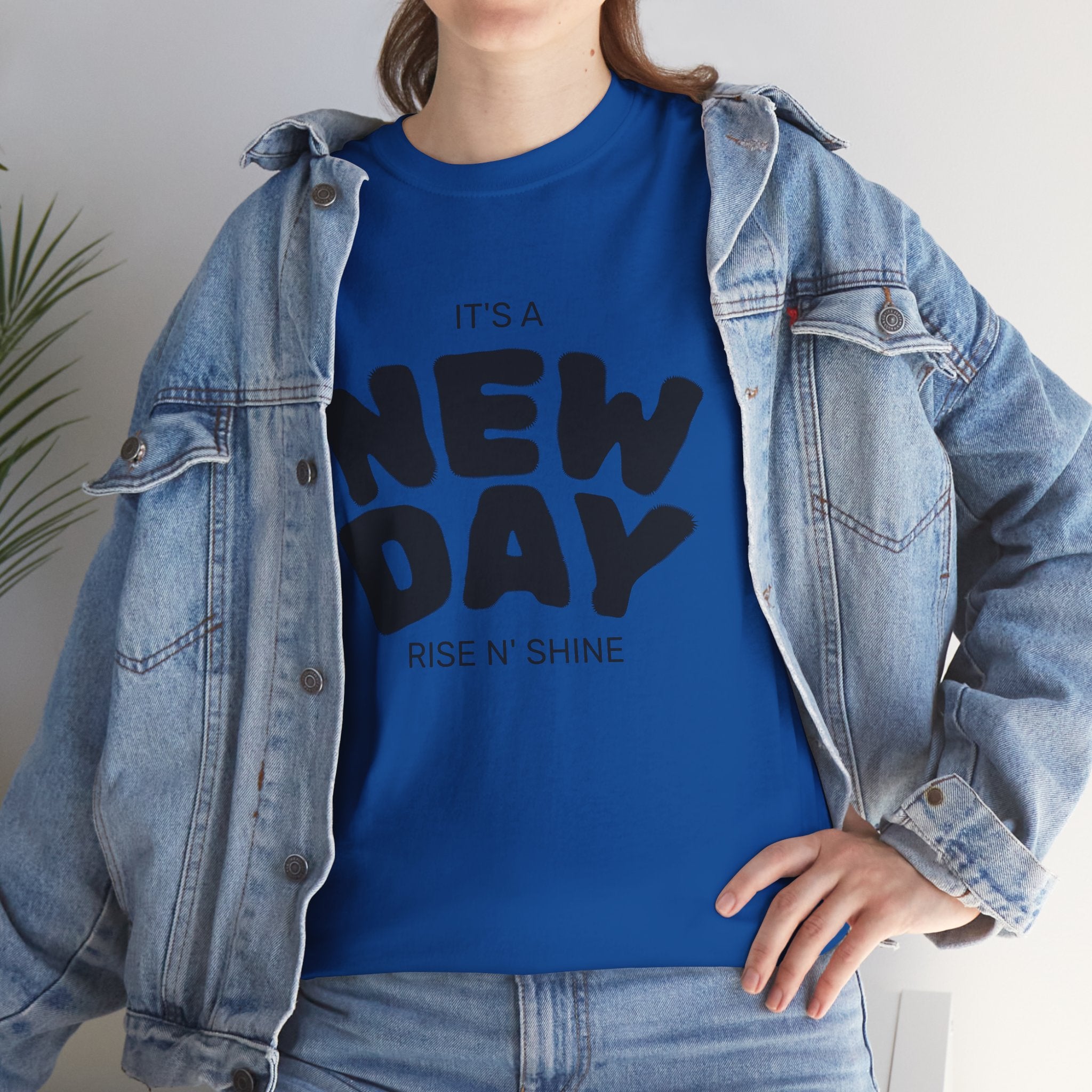 It's a New Day - Renewed And Restored Unisex Heavy Cotton Tee