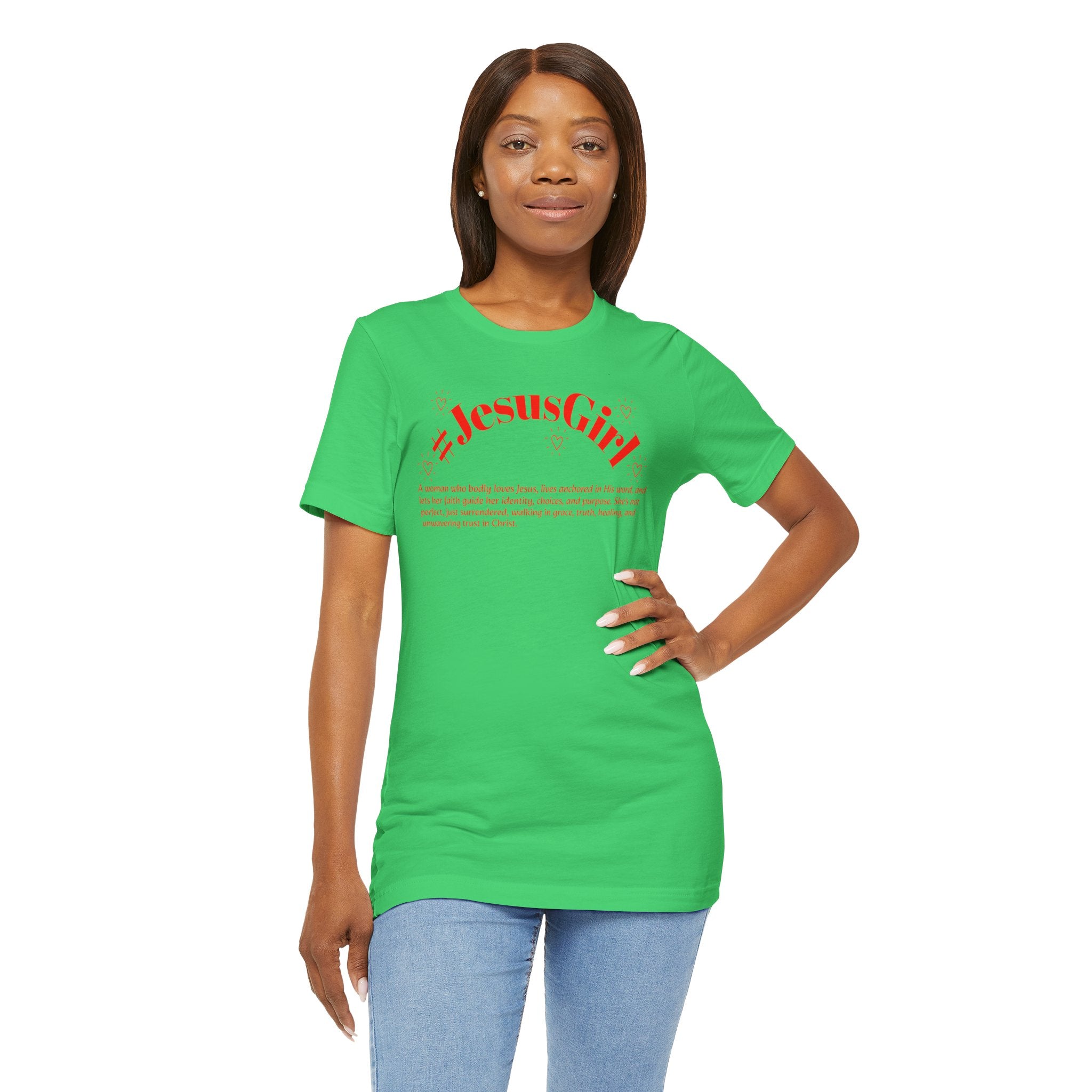 Jesus Girl Definition T-Shirt — #JesusGirl Faith Tee
