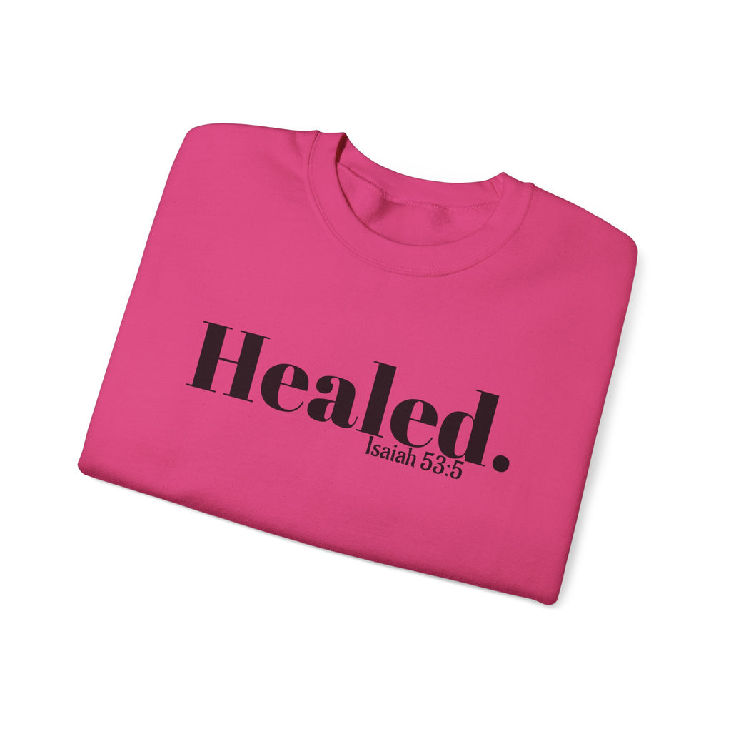 Healed. And Renewed Unisex Crewneck Sweatshirt