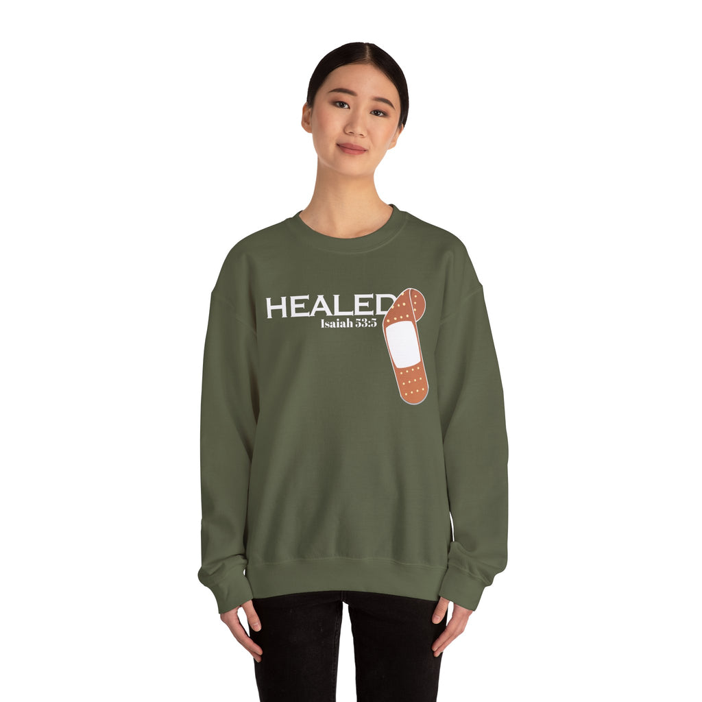 Healing Is Done- Isaiah 53:5 Unisex Sweatshirt