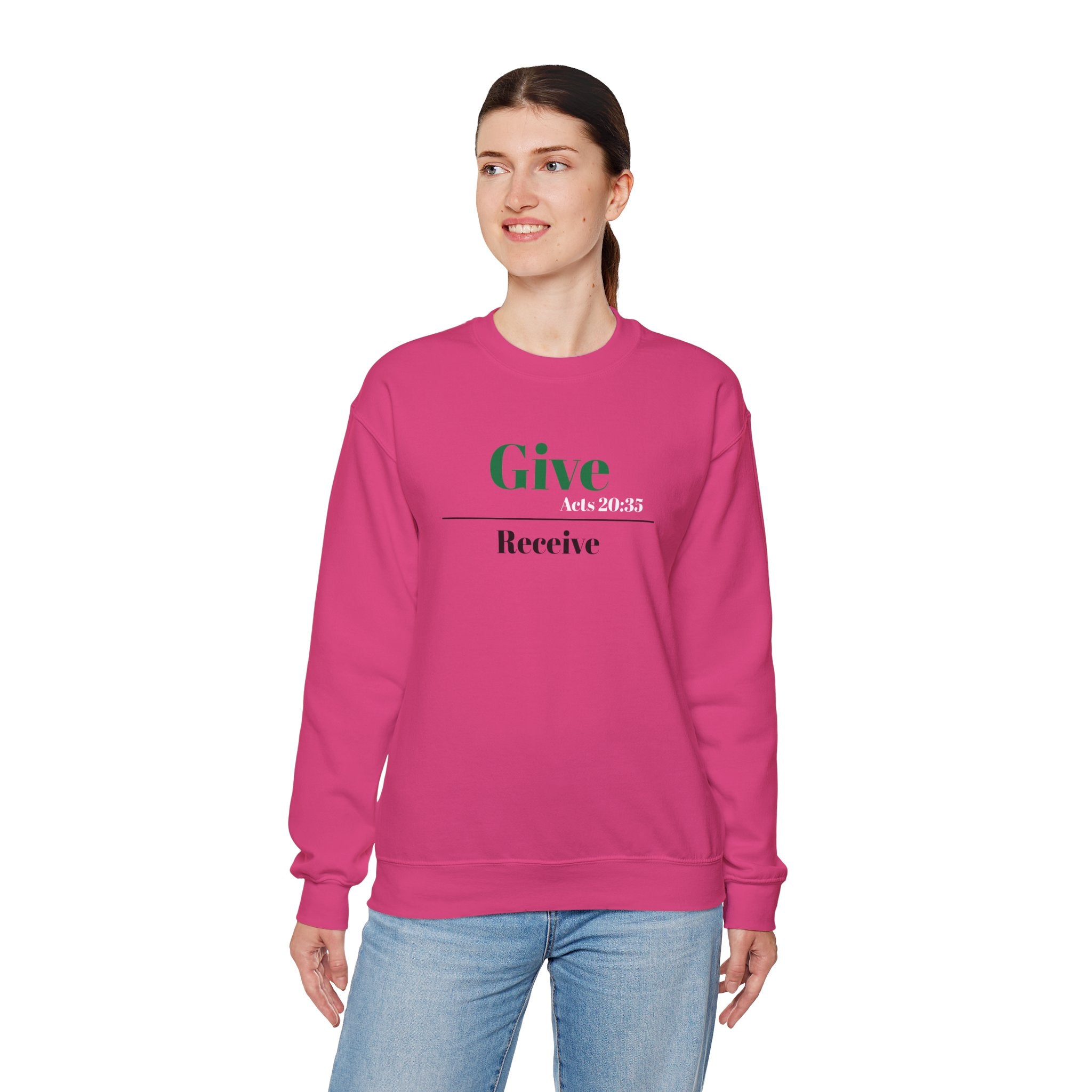 Better To Give Than Receive Unisex Sweatshirt