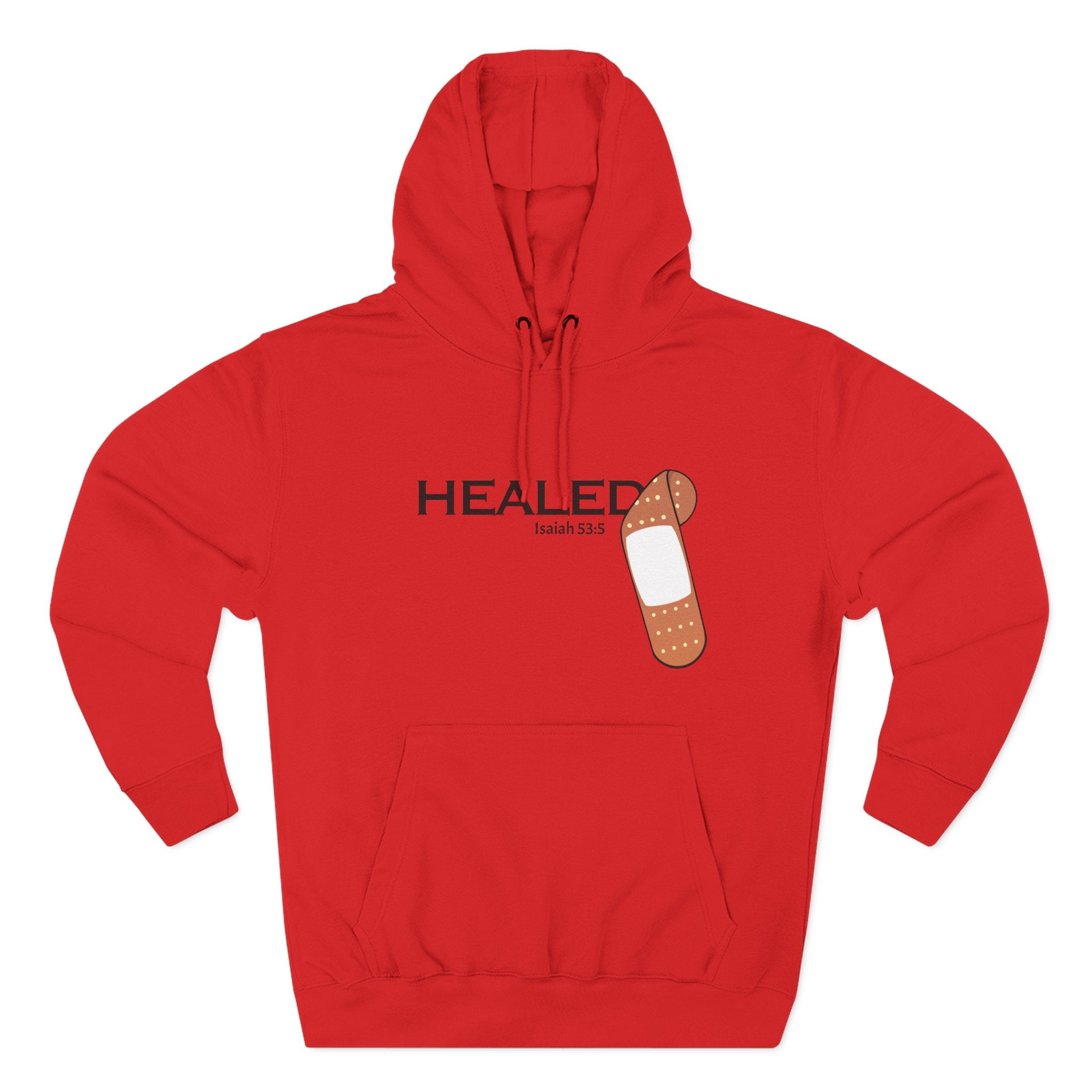 Healing Is Done - Isaiah 53:5 Unisex Fleece Hoodie