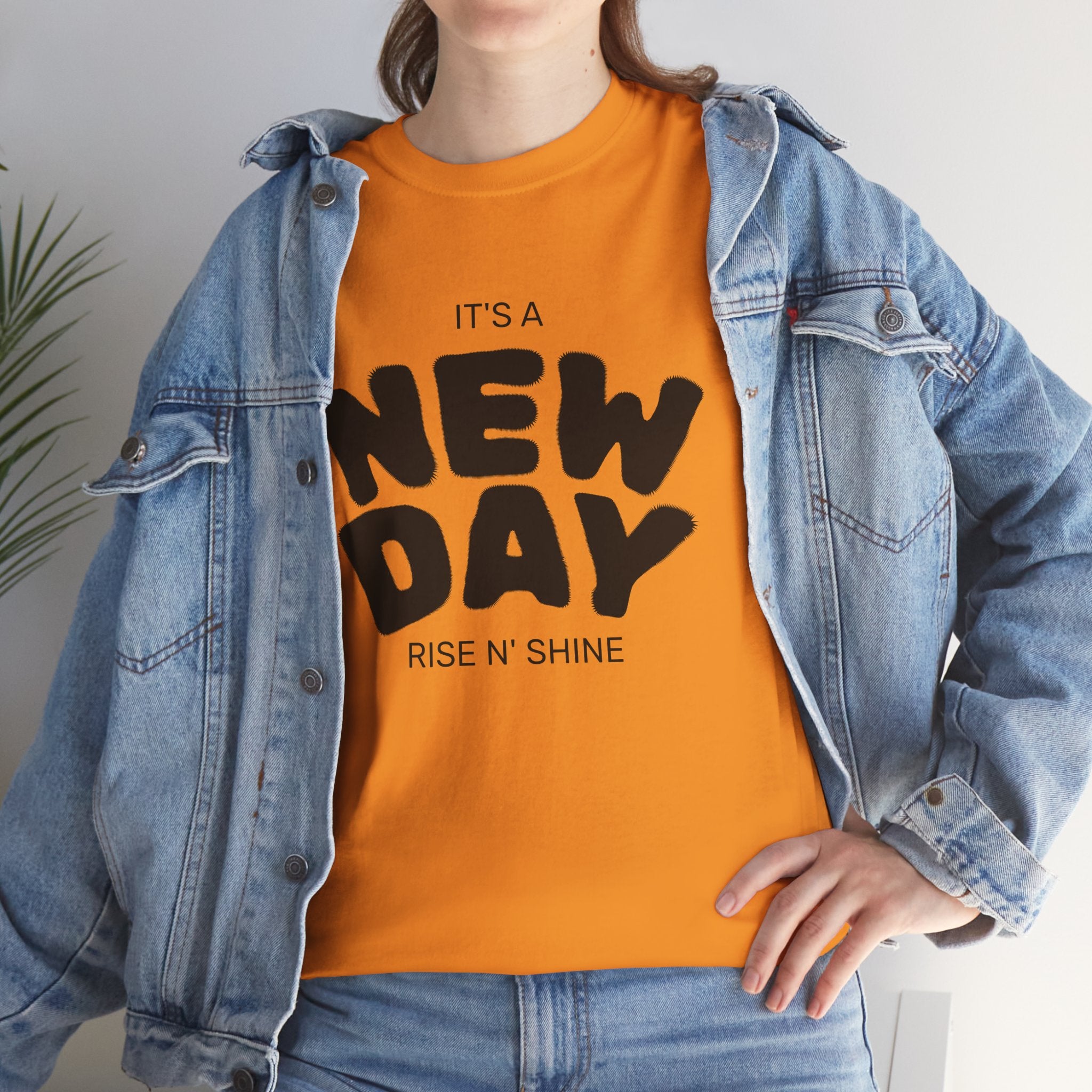 It's a New Day - Renewed And Restored Unisex Heavy Cotton Tee
