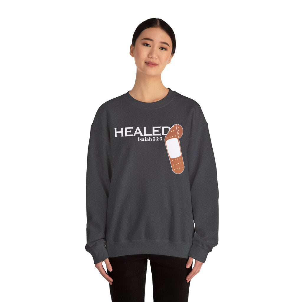 Healing Is Done- Isaiah 53:5 Unisex Sweatshirt