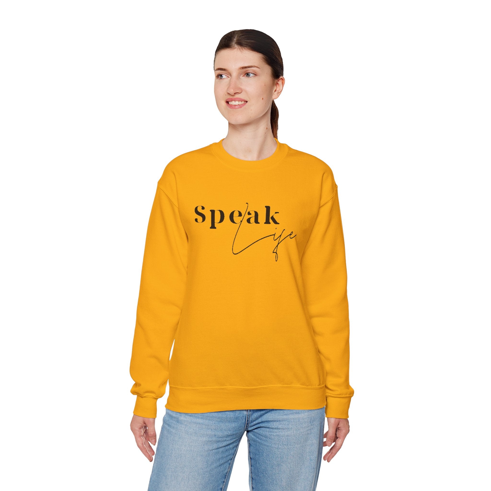 Speak Life Over Yourself Unisex Sweatshirt