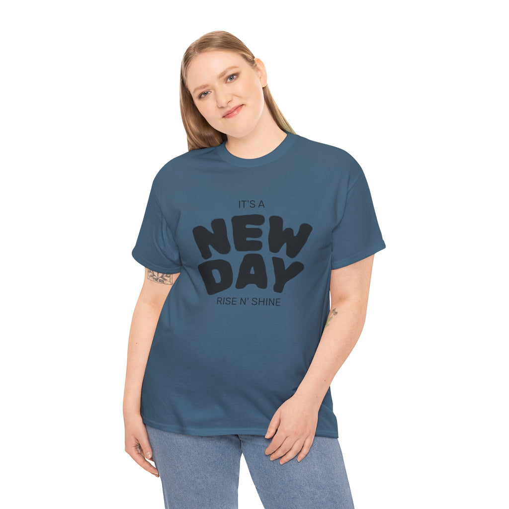 It's a New Day - Renewed And Restored Unisex Heavy Cotton Tee