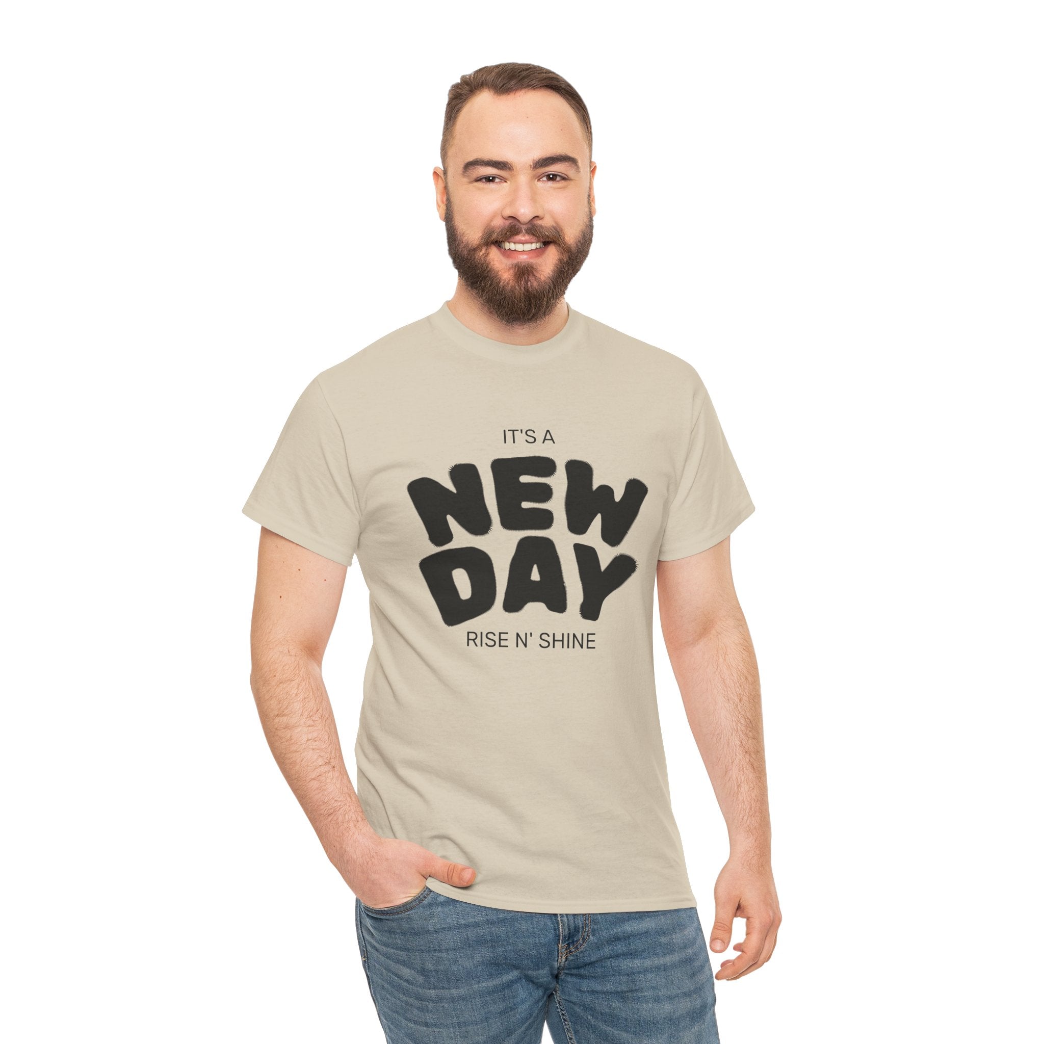 It's a New Day - Renewed And Restored Unisex Heavy Cotton Tee