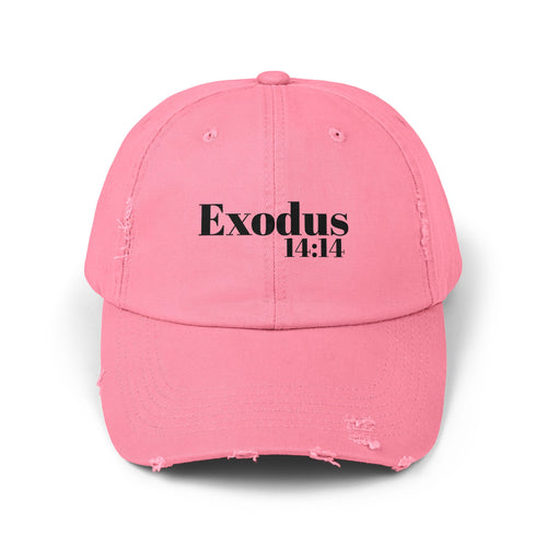 Exodus 14:14 God Will Fight For You Distressed Hat