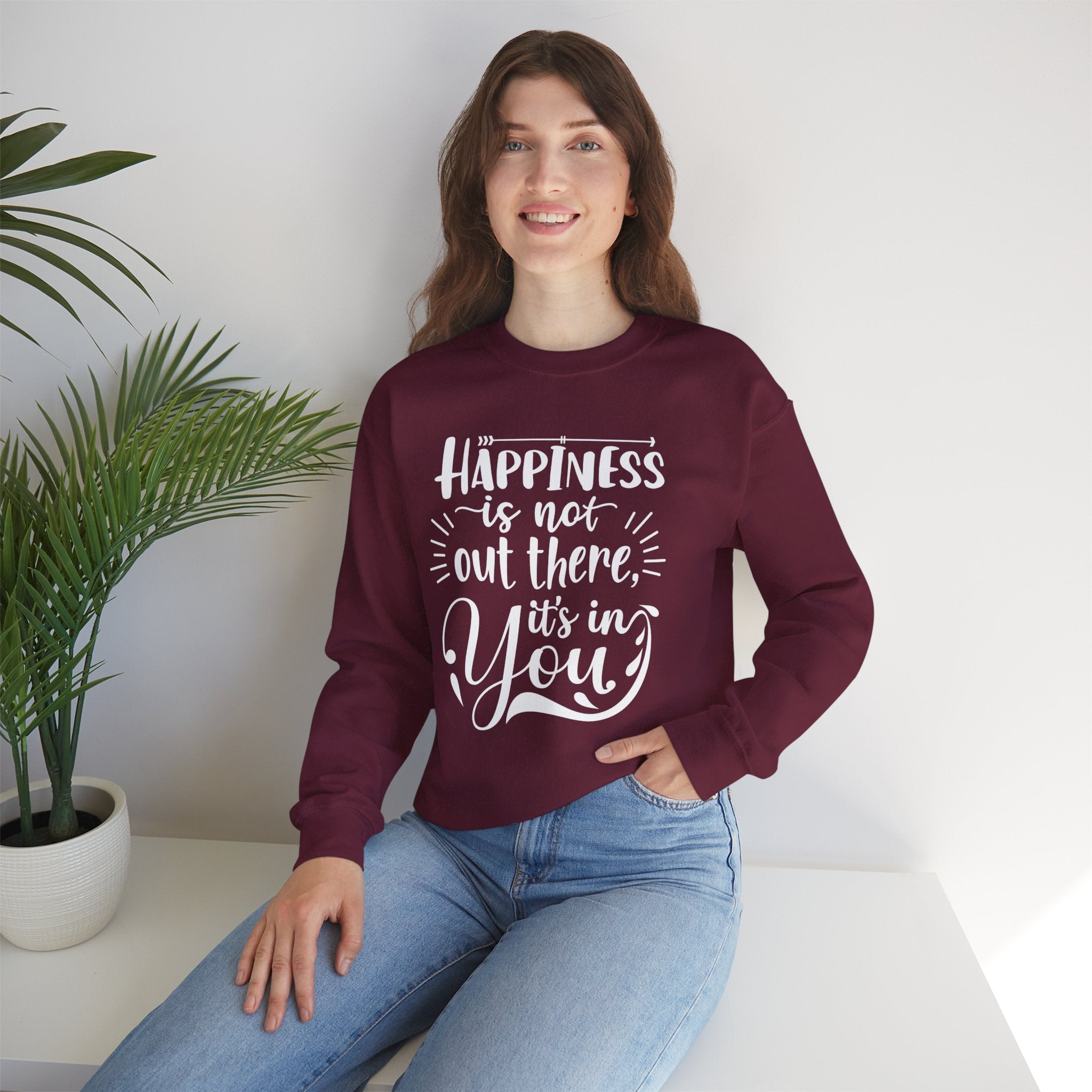 Happiness Is In You Crewneck Sweatshirt