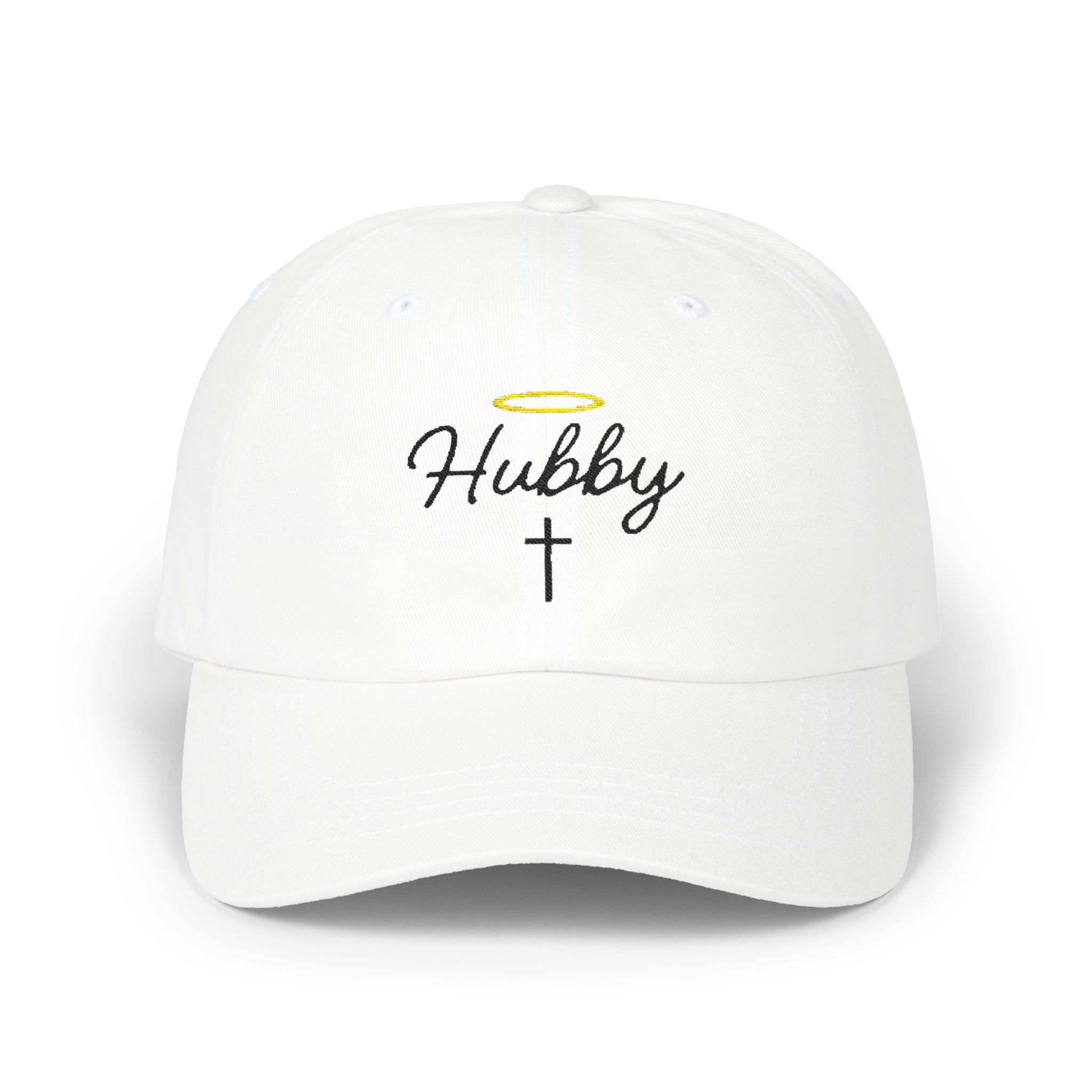 Hubby Halo Embroidered Dad Cap