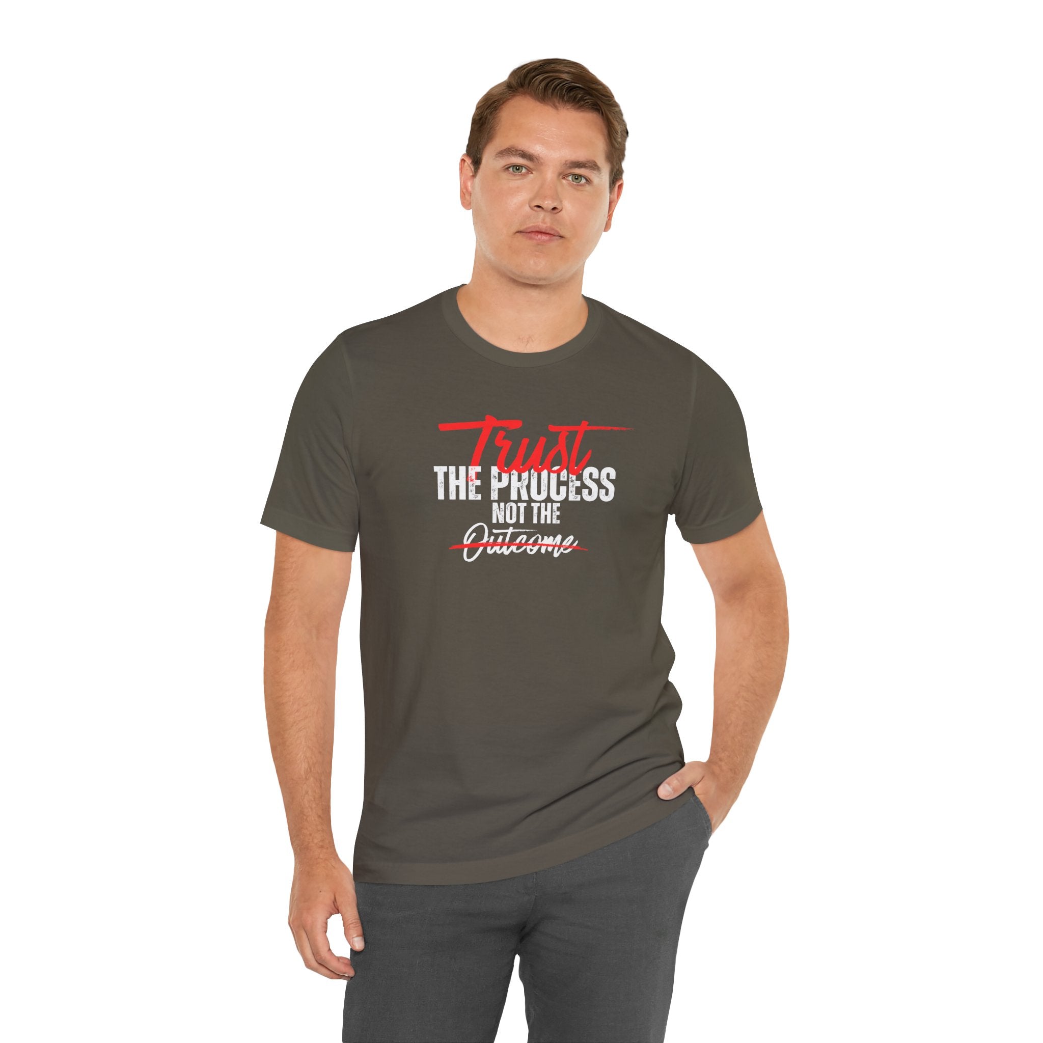 Trust The Process Not The Outcome Motivational T‑Shirt