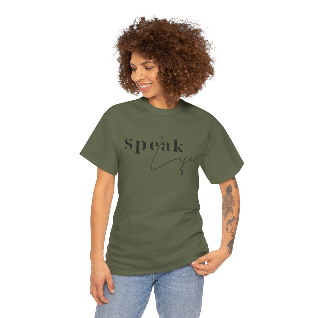 Speak Life Over Yourself Unisex Tee