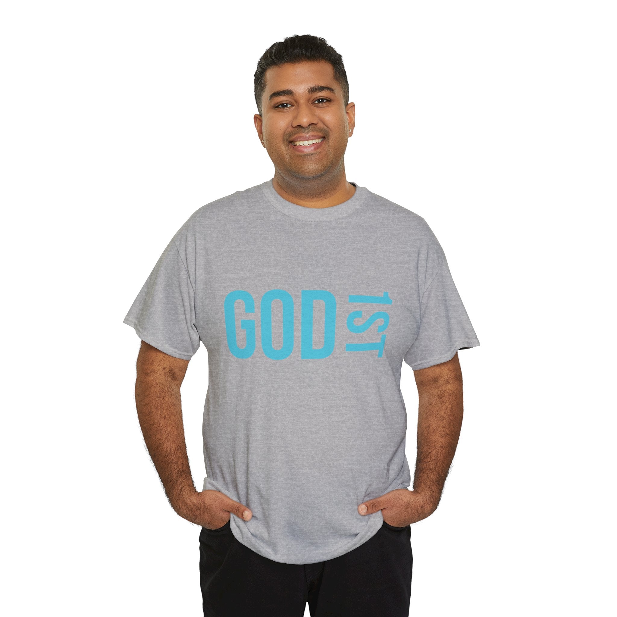 God 1st- Then Me Unisex Heavy Cotton Tee