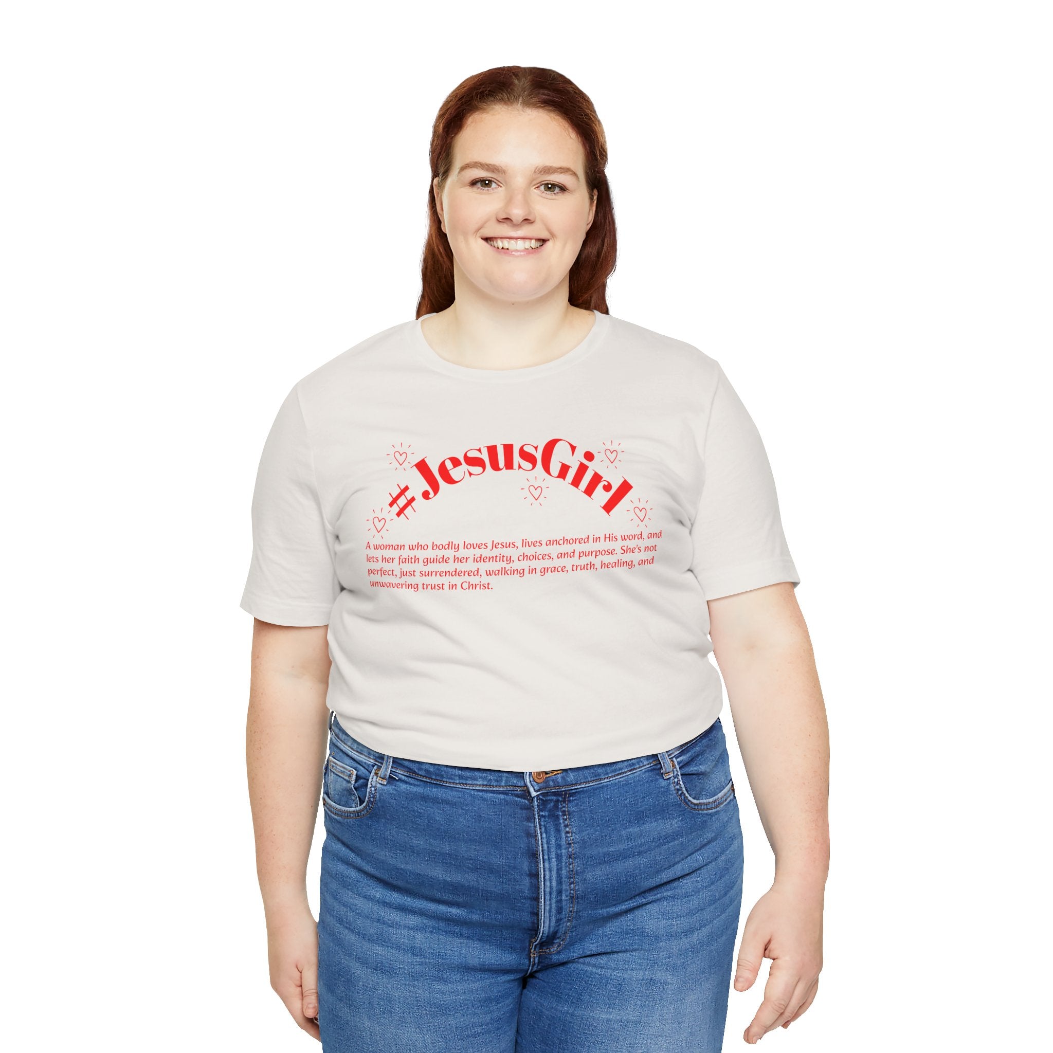 Jesus Girl Definition T-Shirt — #JesusGirl Faith Tee