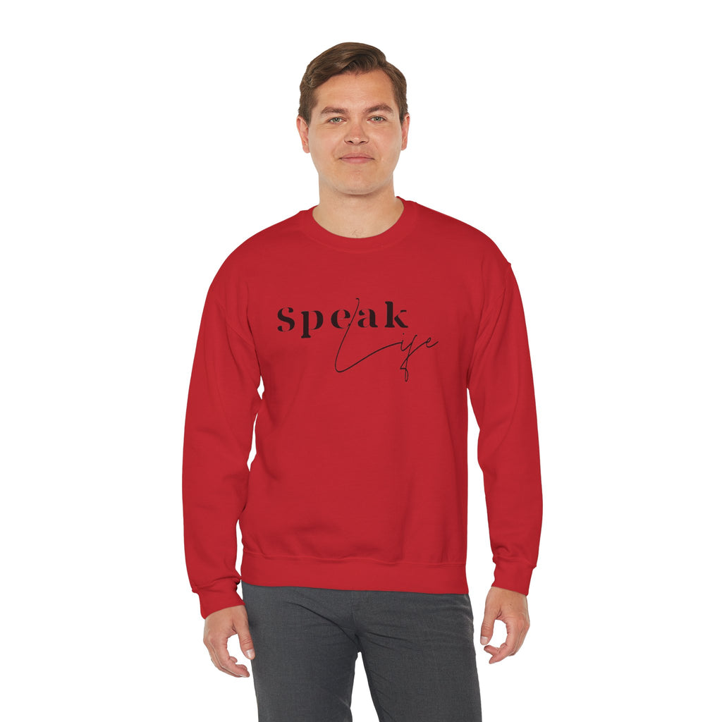 Speak Life Over Yourself Unisex Sweatshirt
