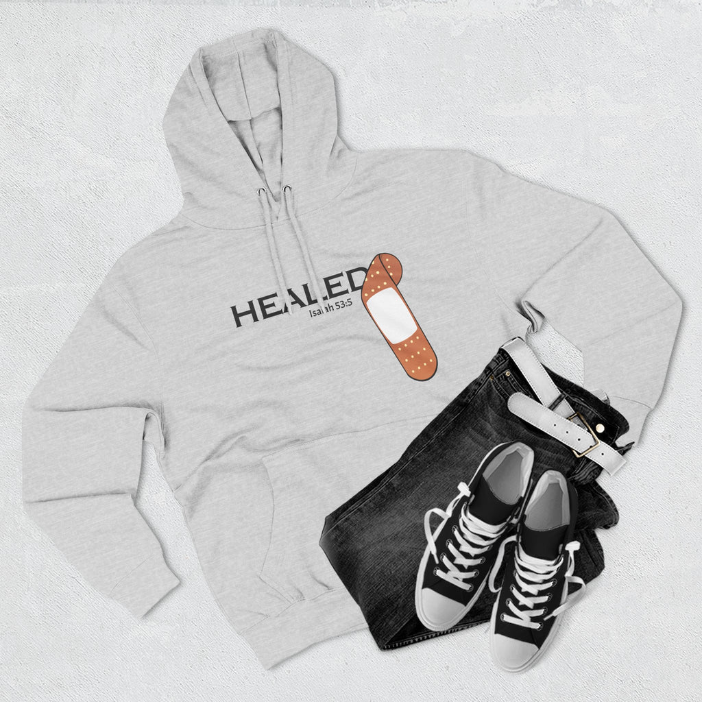 Healing Is Done - Isaiah 53:5 Unisex Fleece Hoodie