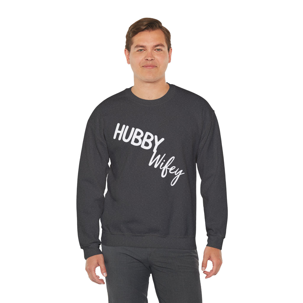 Hubby Wifey Crewneck Couple’s Sweatshirt