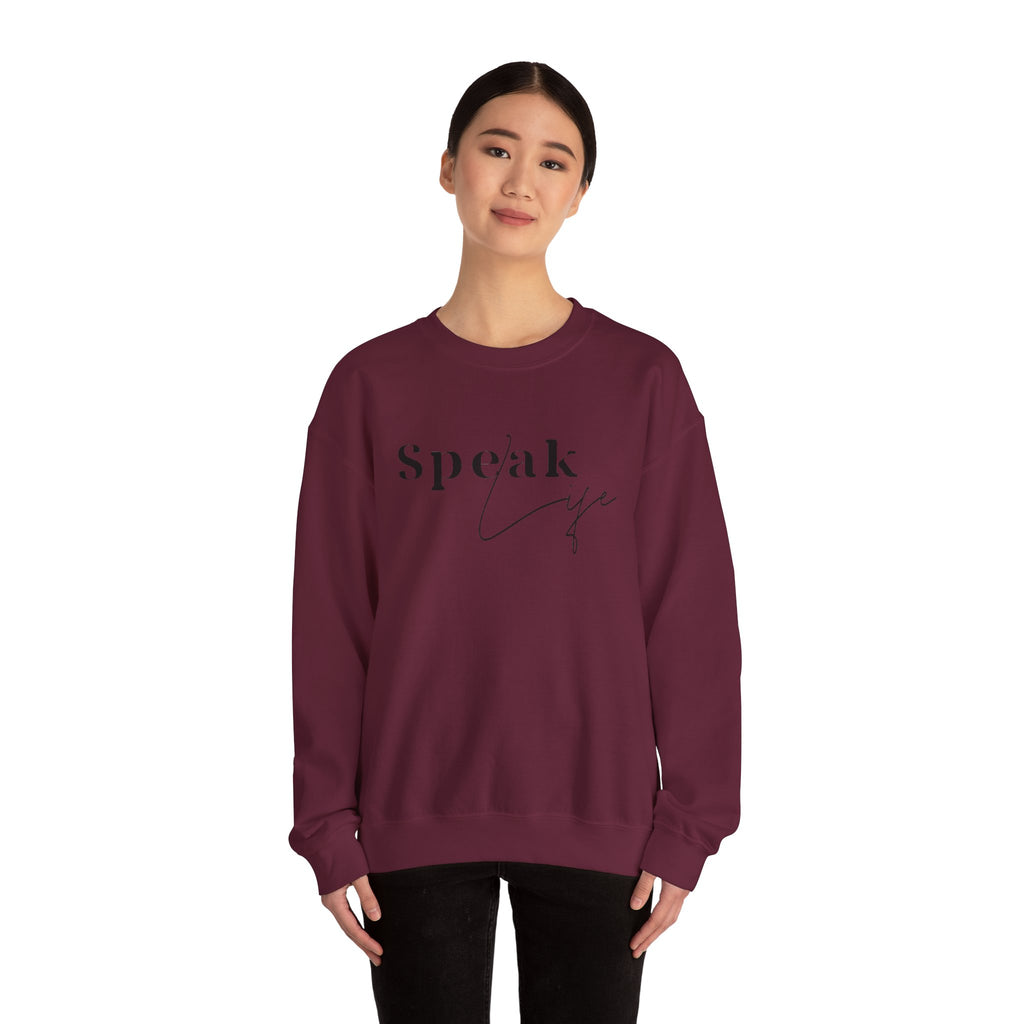Speak Life Over Yourself Unisex Sweatshirt