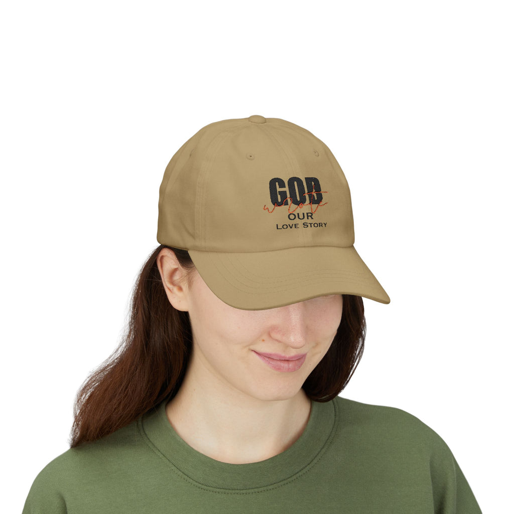 God Wrote Our Love Story Couple's Embroidery Baseball Hat