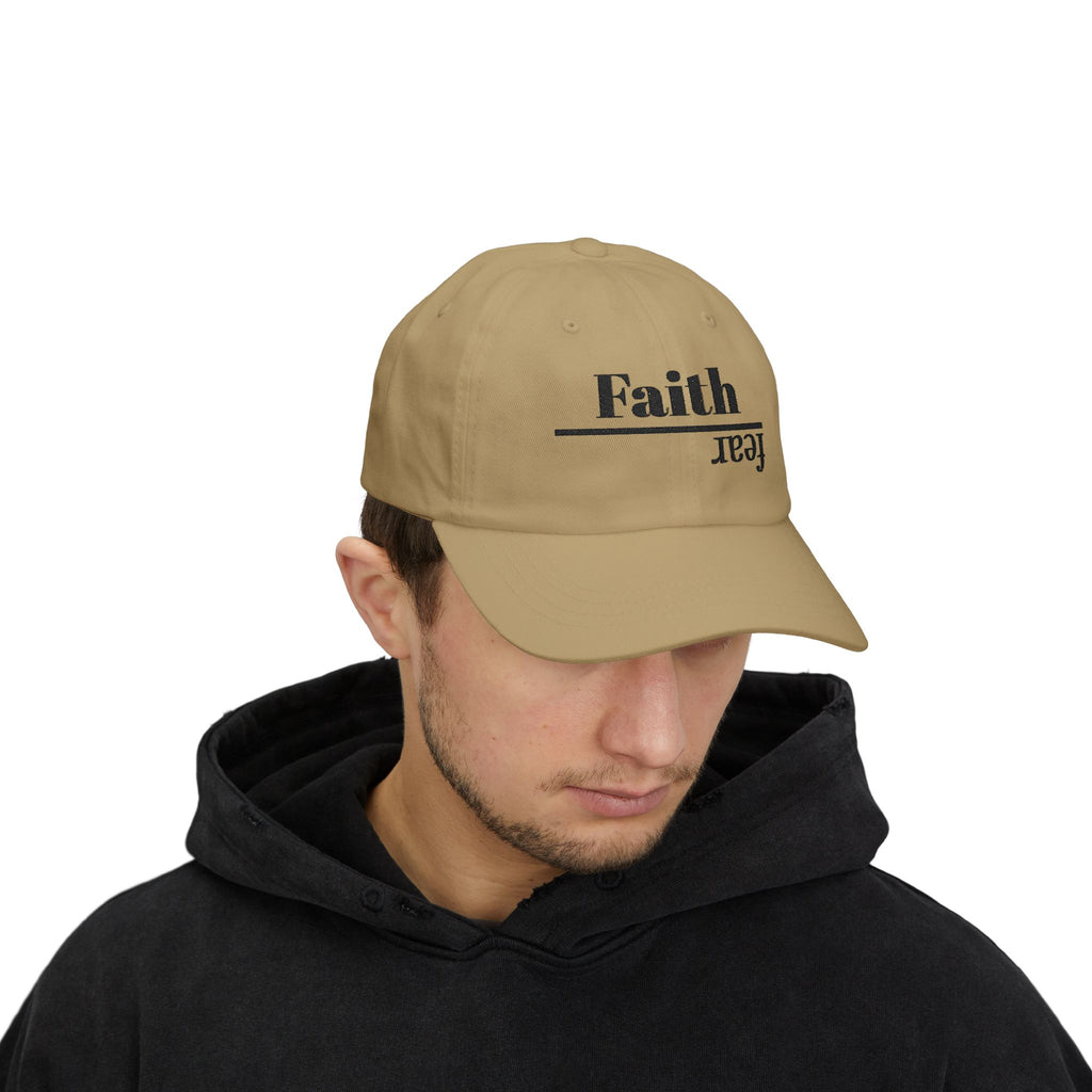 Faith Is Bigger Than Fear Dad Cap