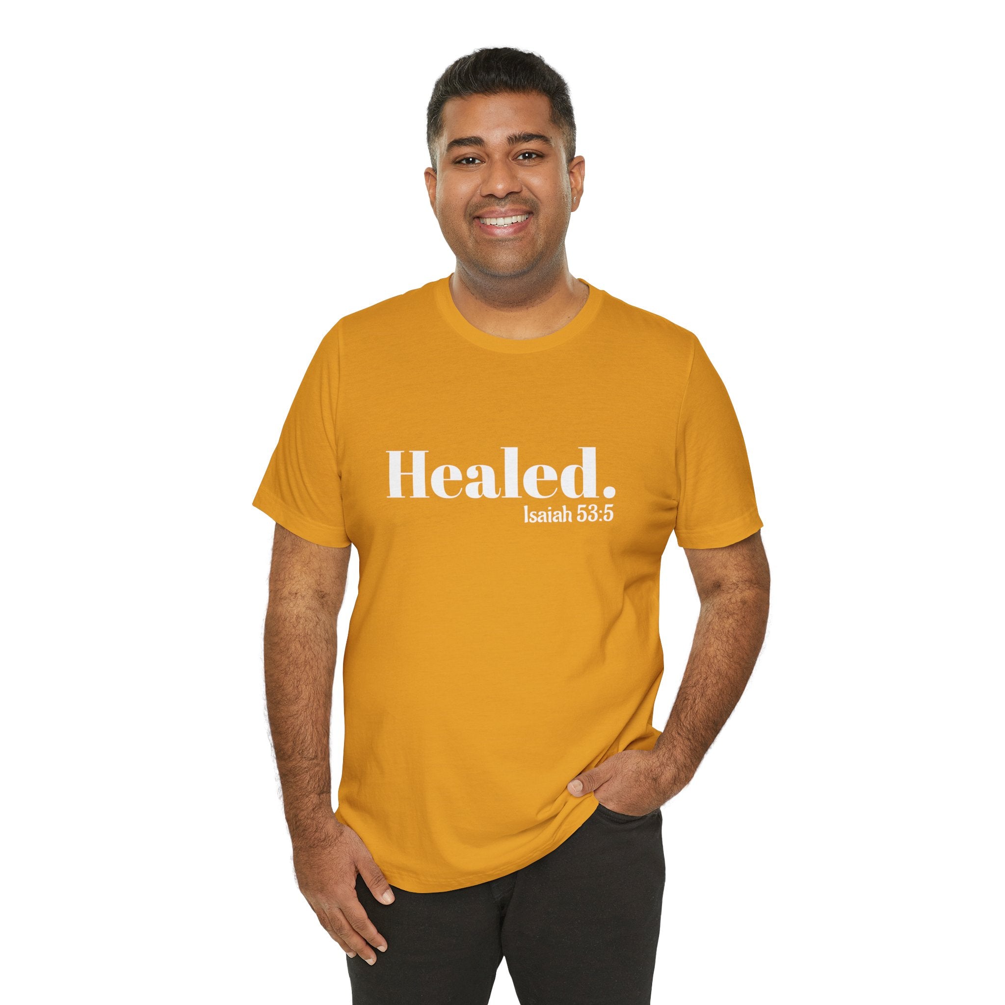 Healed. And Renewed Isaiah 53:5 Unisex Tee