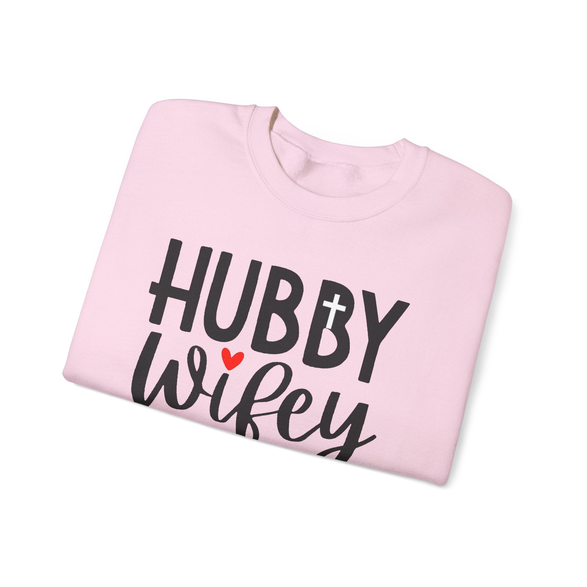 Hubby Wifey Faith Crewneck Couple’s Sweatshirt