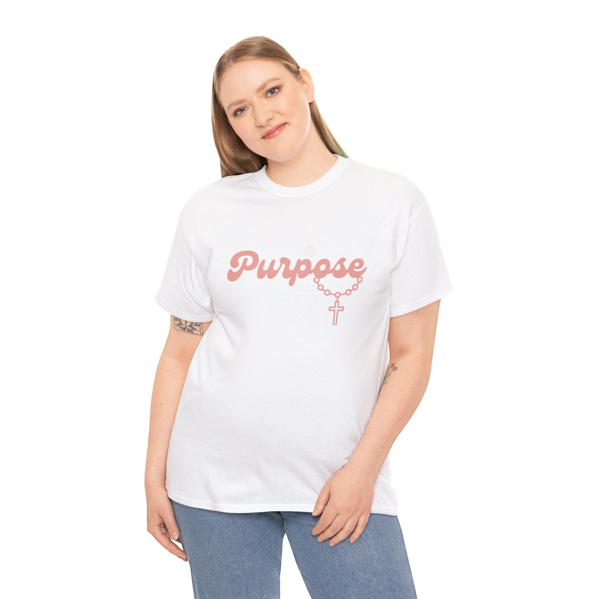 Walk In Purpose Unisex Heavy Cotton Tee