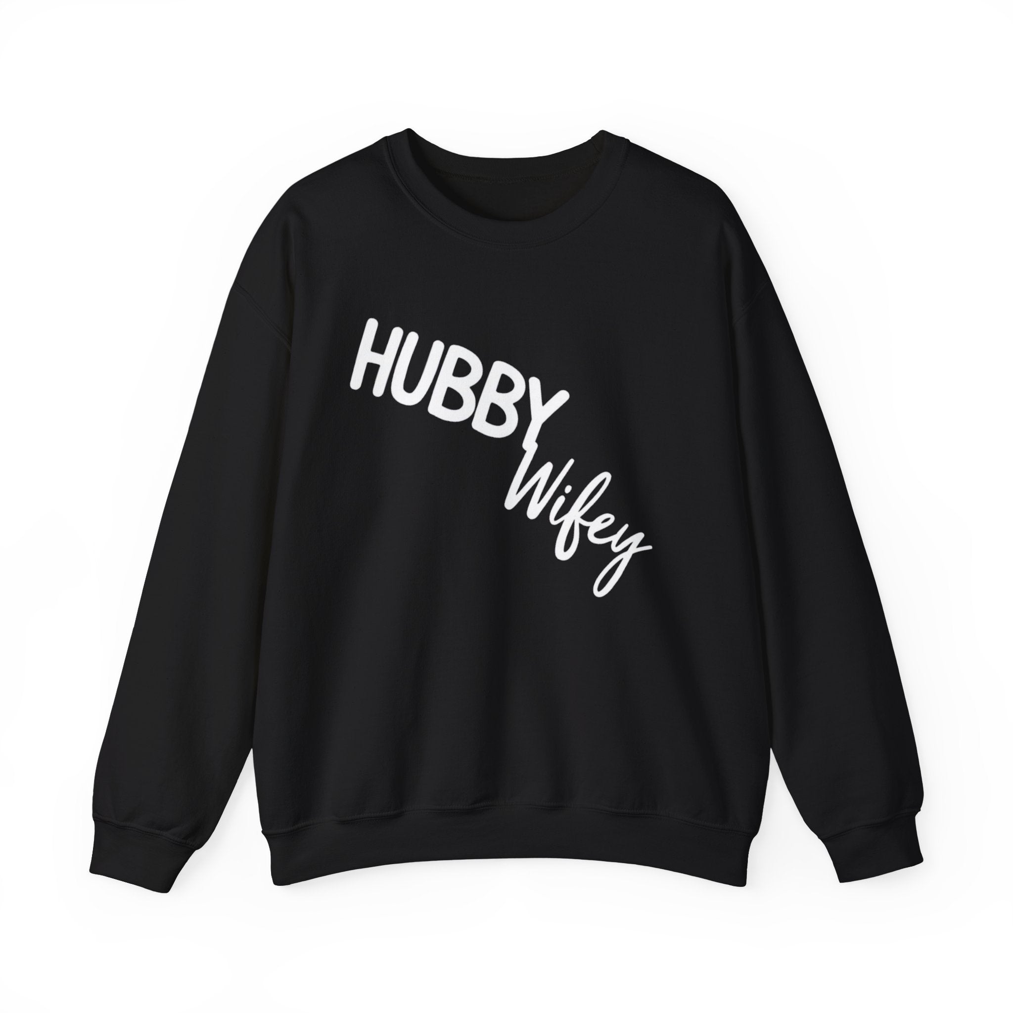 Hubby Wifey Crewneck Couple’s Sweatshirt