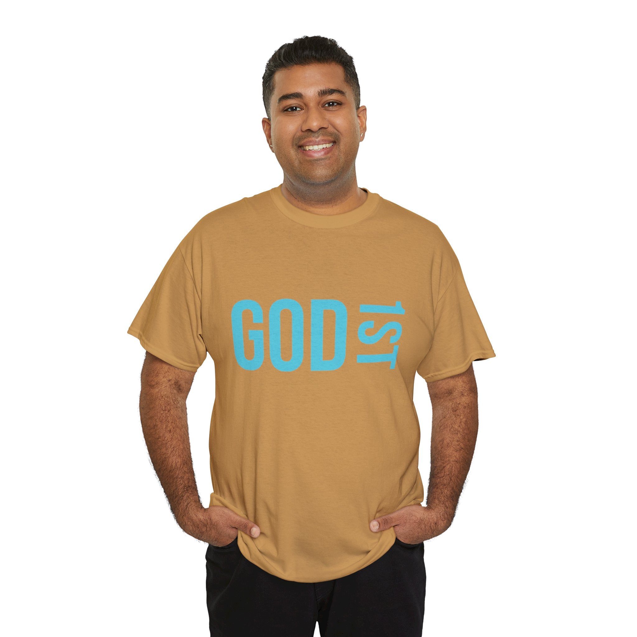 God 1st- Then Me Unisex Heavy Cotton Tee